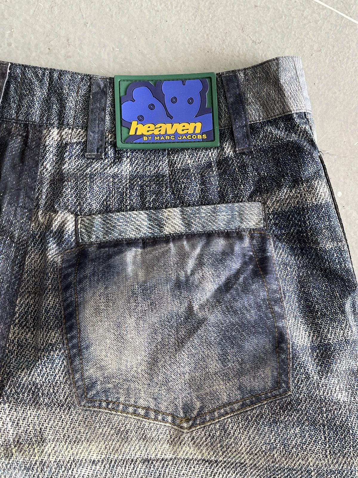 Heaven by Marc Jacobs Heaven by Marc Jacobs x Bladee Printed Denim Pants (unisex) Size US 28 / EU 44 - 14 Thumbnail