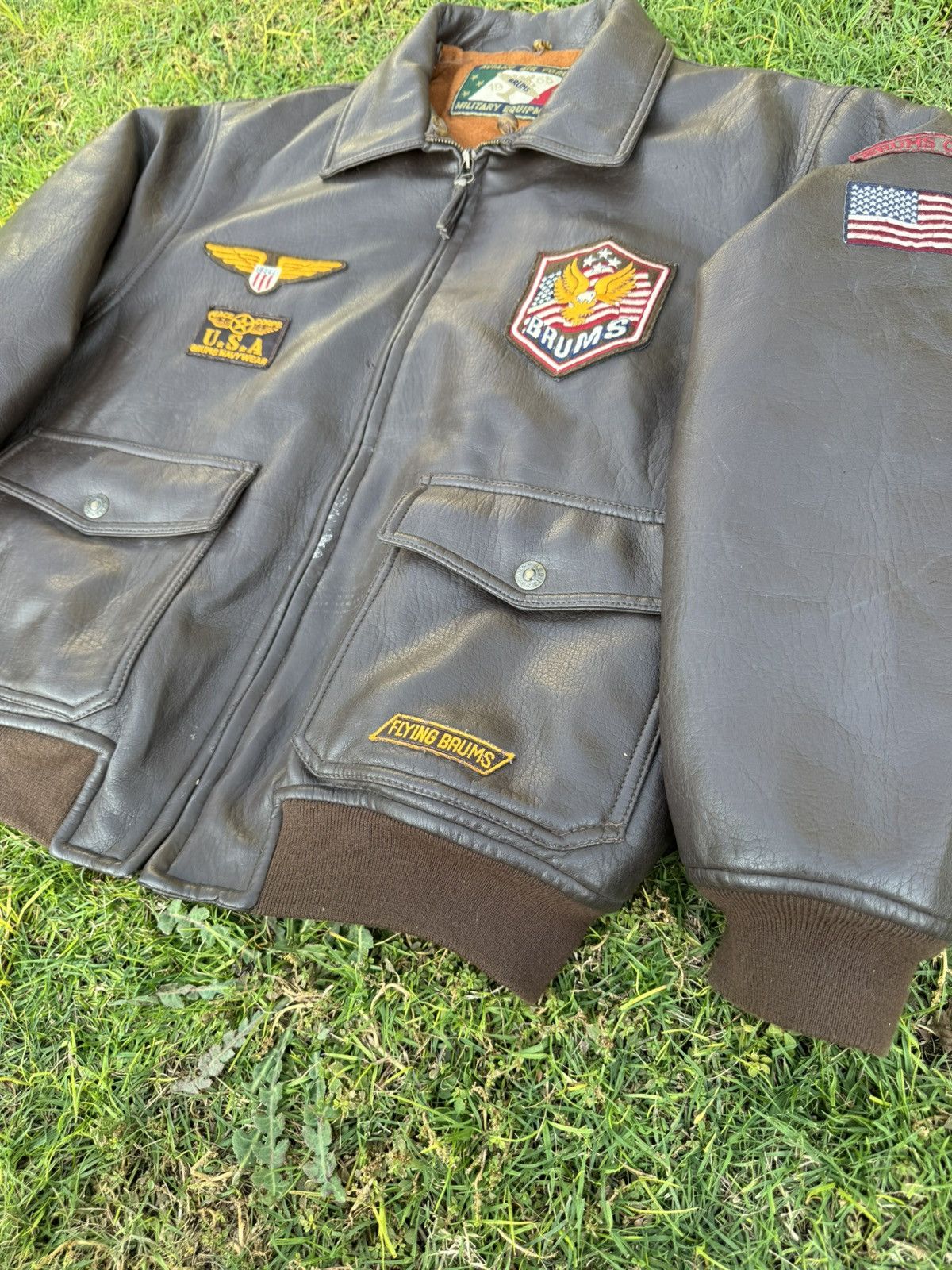 Vintage Jacket BRUMS COAT AVIANO AIR FORCE MILITARY EQUIPMENT Size US M / EU 48-50 / 2 - 4 Thumbnail