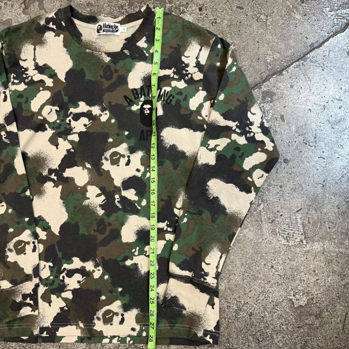 Bape Bape Green Camo Longsleeve Shirt Size US S / EU 44-46 / 1 - 5 Thumbnail