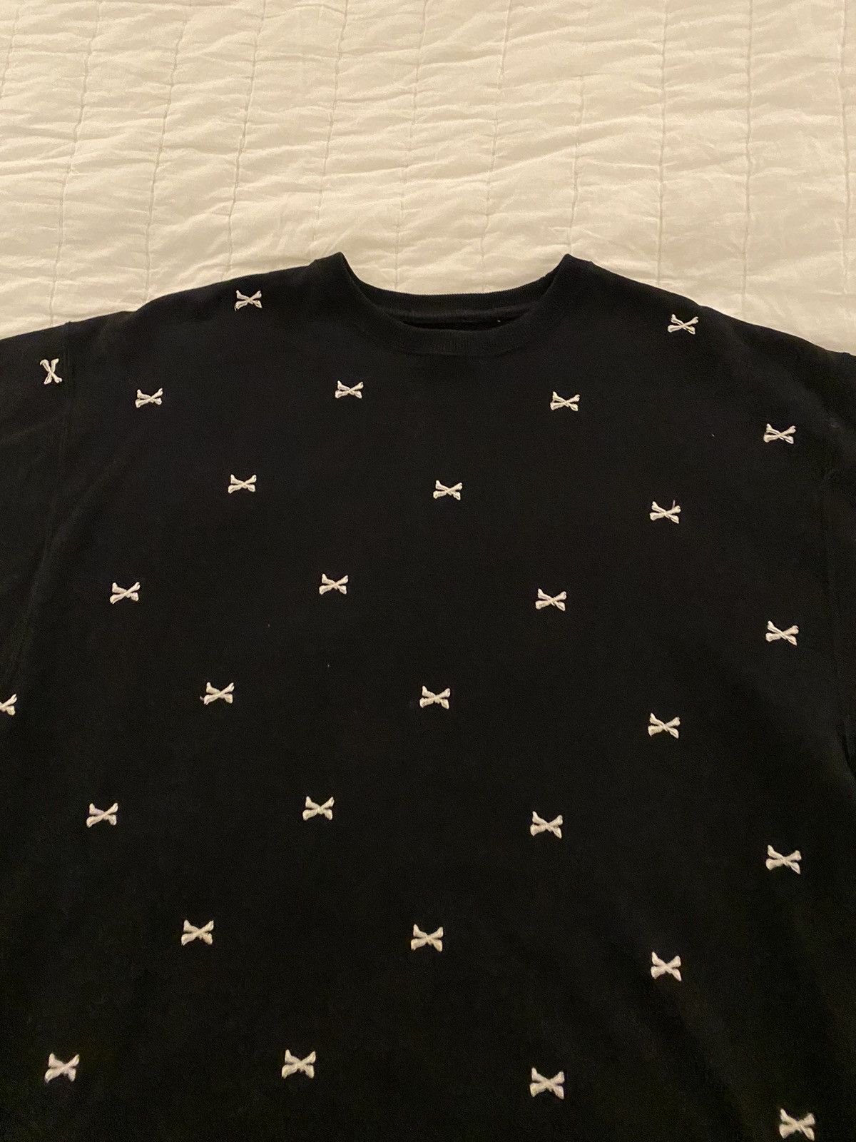 Wtaps WTAPS Acne Bones Crew Sweatshirt Black XL Size US XL / EU 56 / 4 - 6 Thumbnail