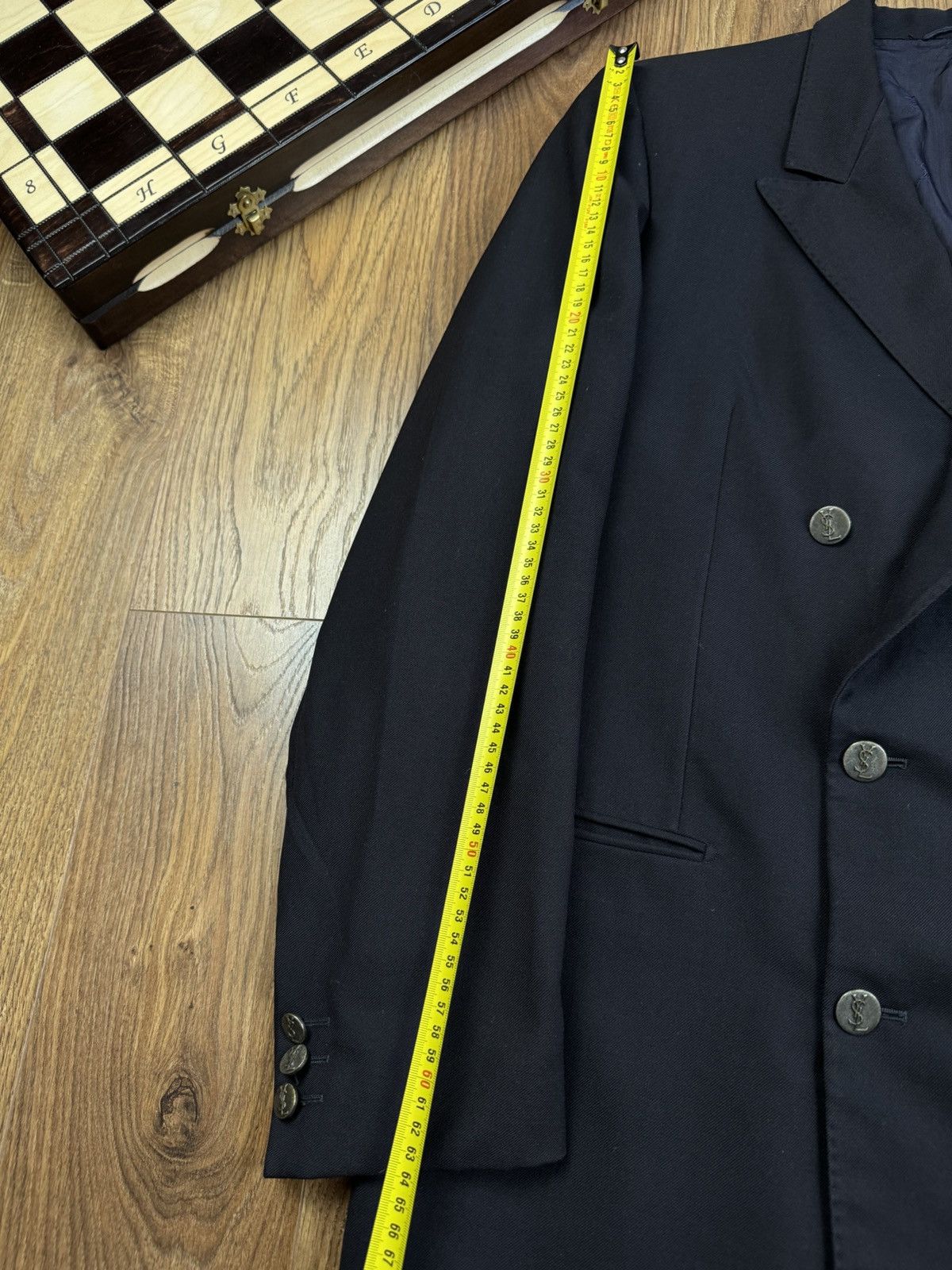 Yves Saint Laurent Vintage wool blazer Yves Saint Laurent original luxury item Size 40R - 8 Thumbnail