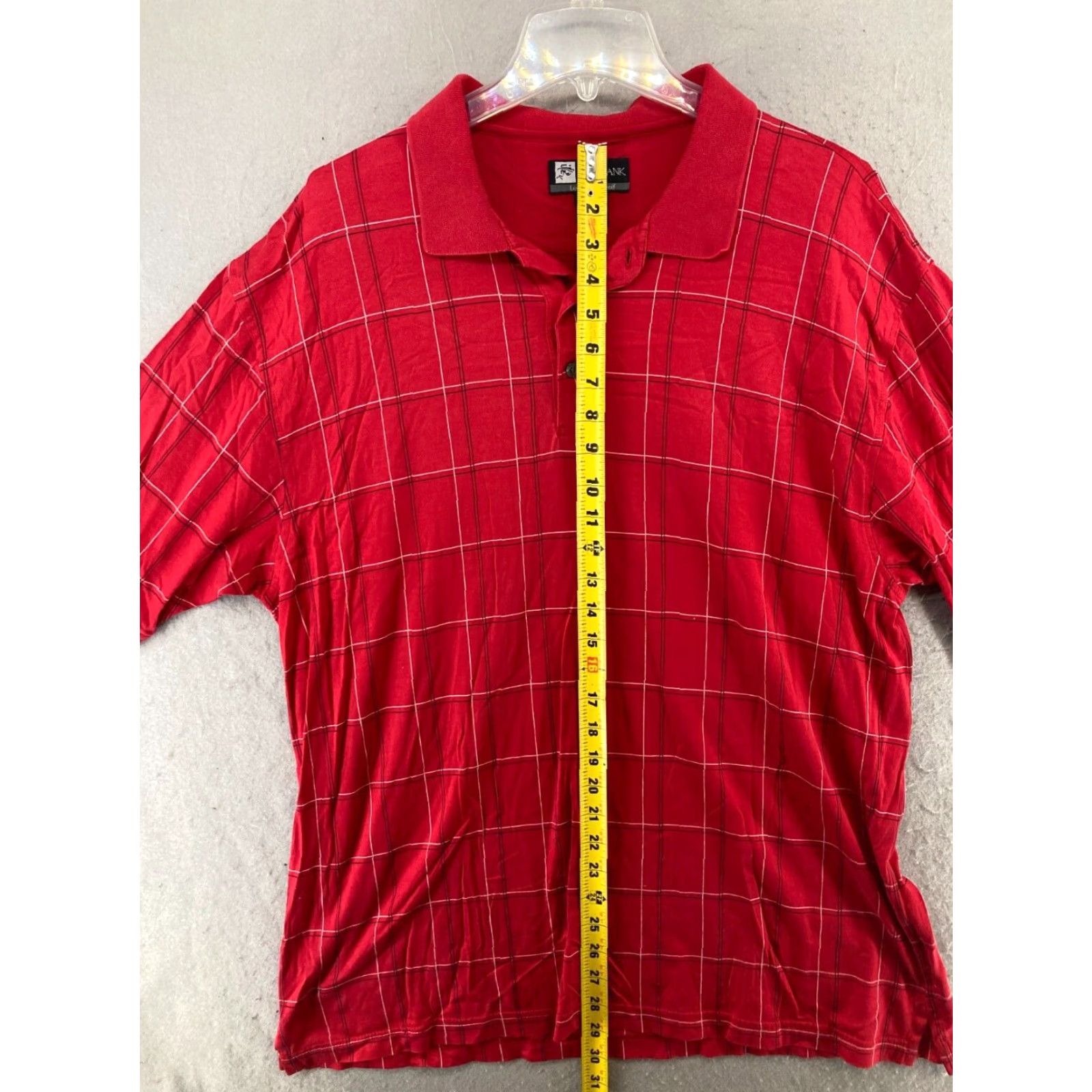 Jos. A. Bank Jos A Bank Mens Polo Shirt Large Red Leadbetter Golf Size US L / EU 52-54 / 3 - 3 Thumbnail
