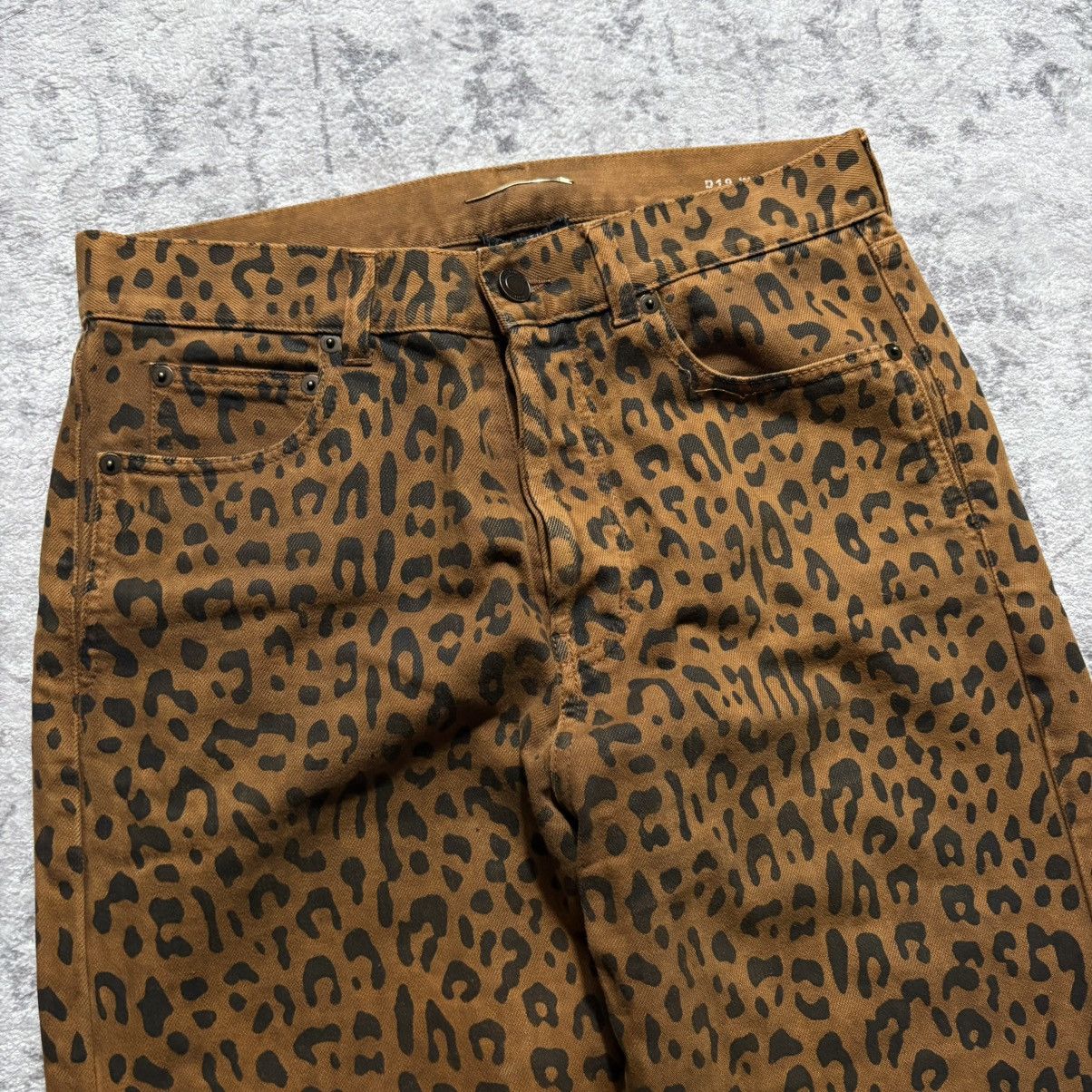 Saint Laurent Paris Saint Laurent Paris 2018 D19 Cheetah Print Jeans | Size 29 Size US 29 - 5 Thumbnail