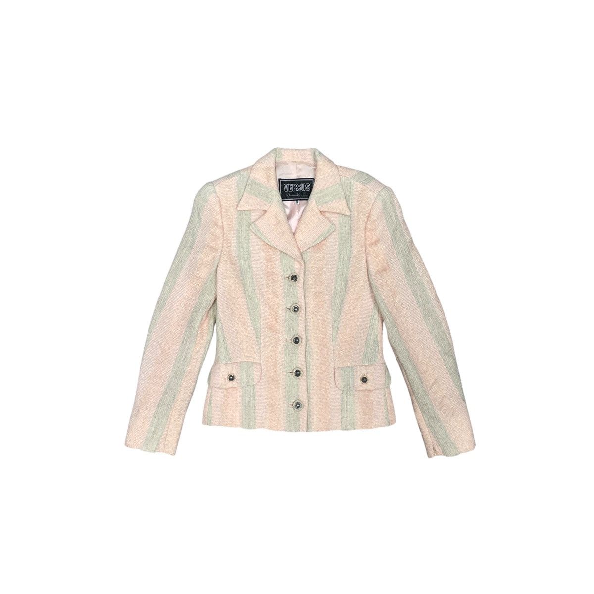 Vintage Gianni Versace Versus Women Wool Blazer Size XS