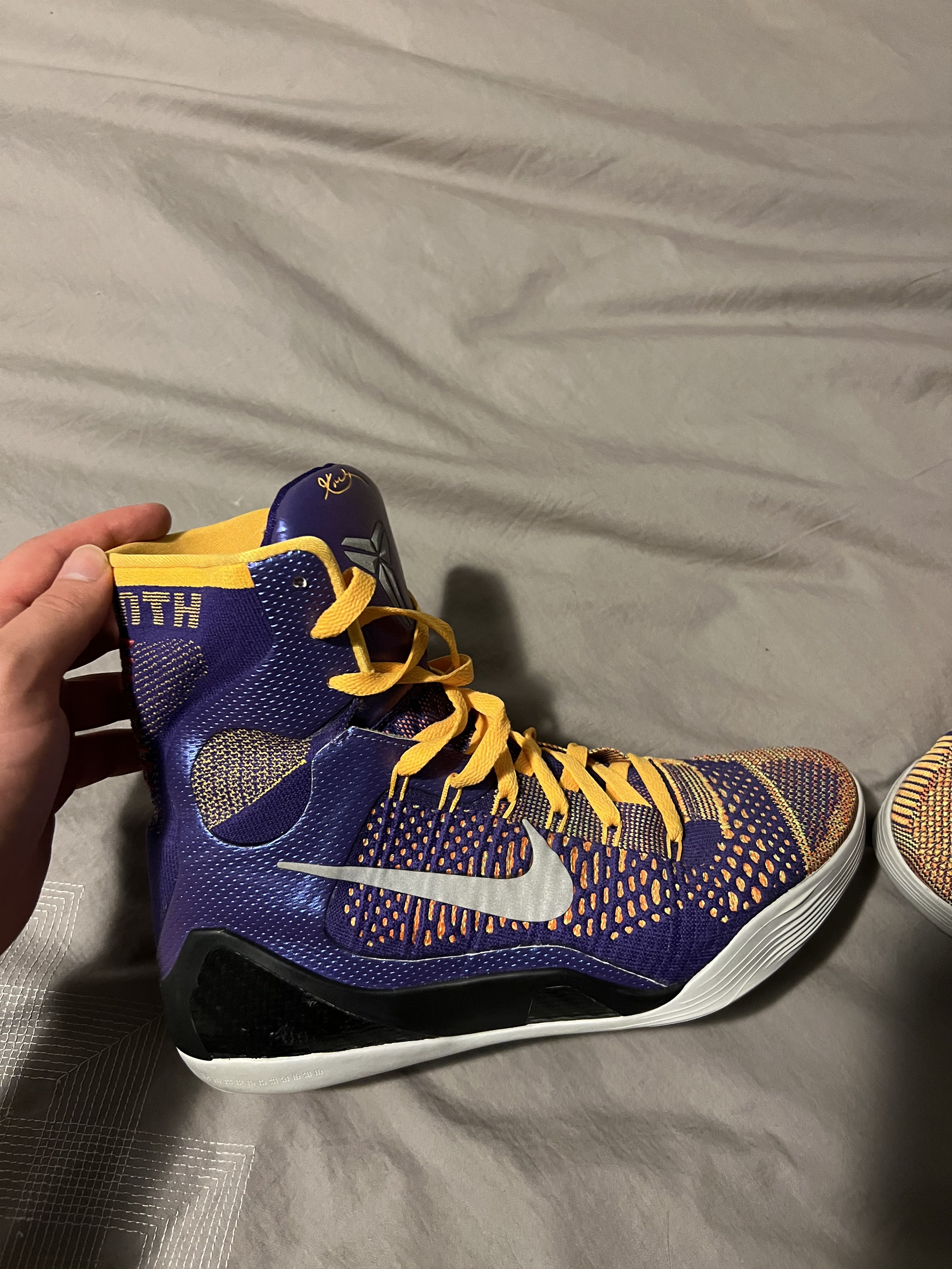 Nike Nike Kobe 9 Elite Team (Showtime) Size US 9 / EU 42 - 3 Thumbnail
