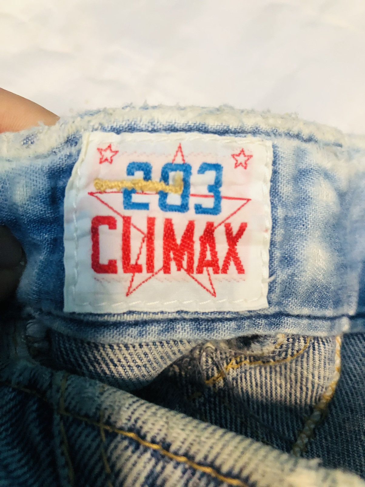 Japanese Brand Climax Double Zipper Jeans (10) Size US 26 / EU 42 - 9 Thumbnail