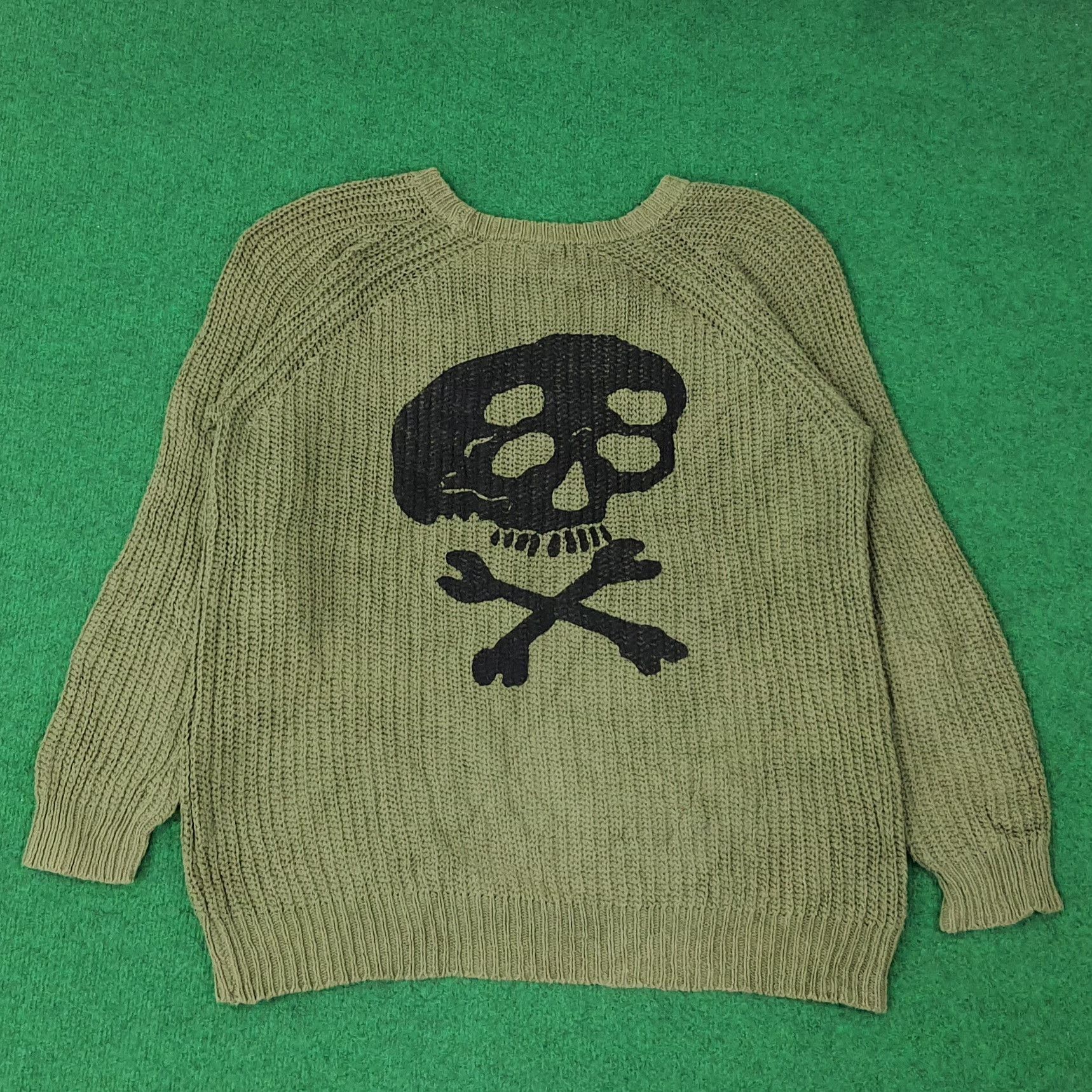 Japanese Brand Vintage Coen Tokyo Japan Custom Skull Logo Knitted C225N1 Size US M / EU 48-50 / 2 - 1 Thumbnail