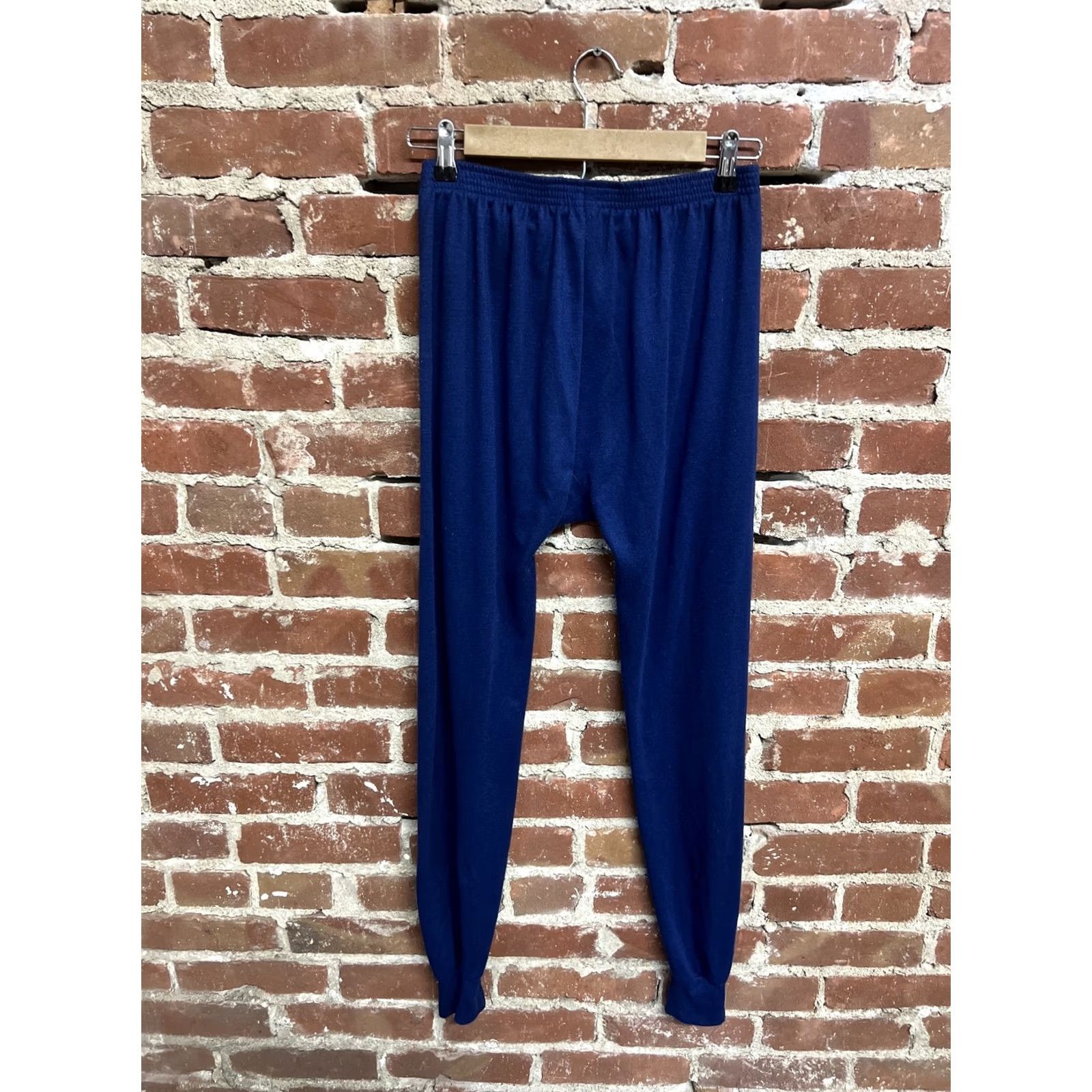 The North Face VINTAGE THE NORTH FACE Base Layer Bottoms Blue L Knit Leggings Mens Size US 33 - 2 Thumbnail