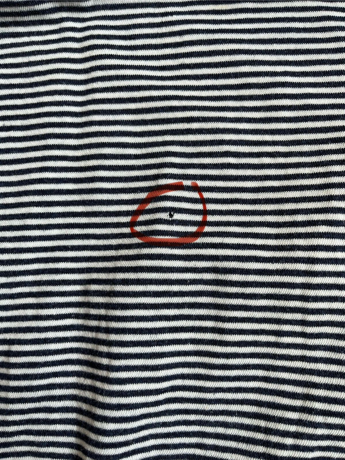 Officine Generale Officine Generale Women Blue & White Short Sleeve Striped Size M / US 6-8 / IT 42-44 - 5 Thumbnail
