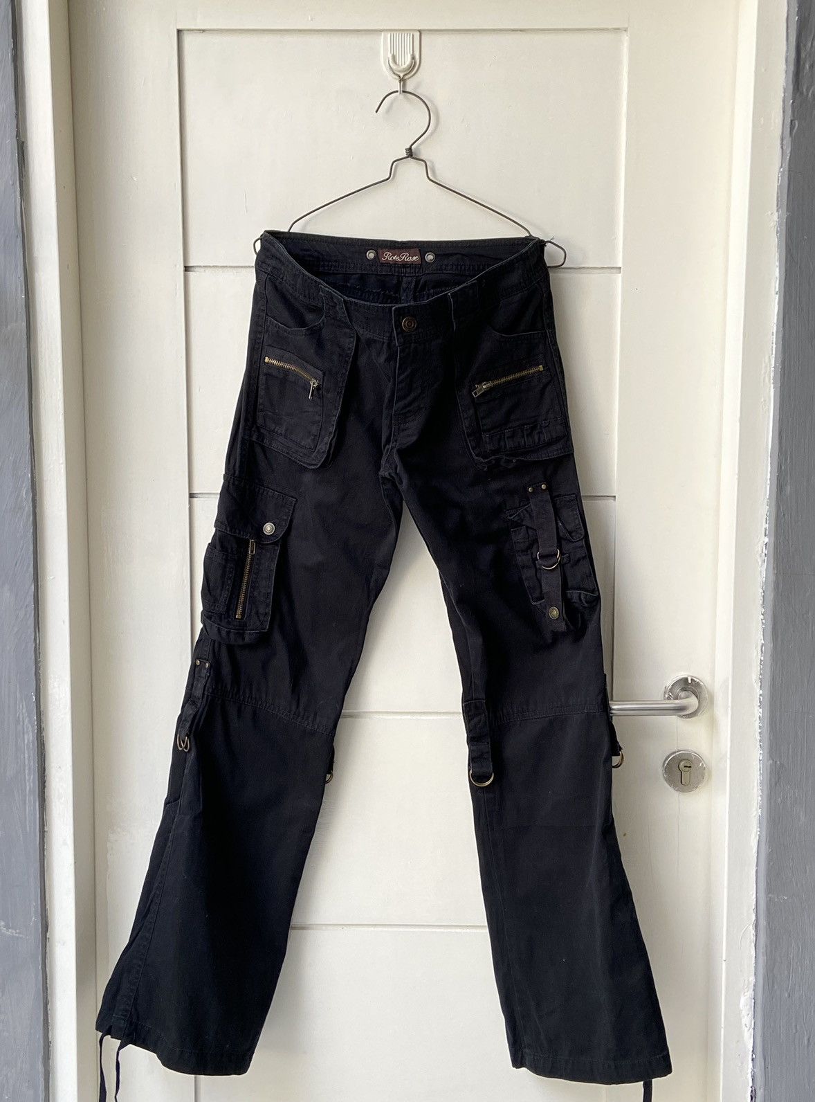 Designer × Japanese Brand ROTE ROSE Black Long Pants Size US 28 / EU 44 - 1 Thumbnail