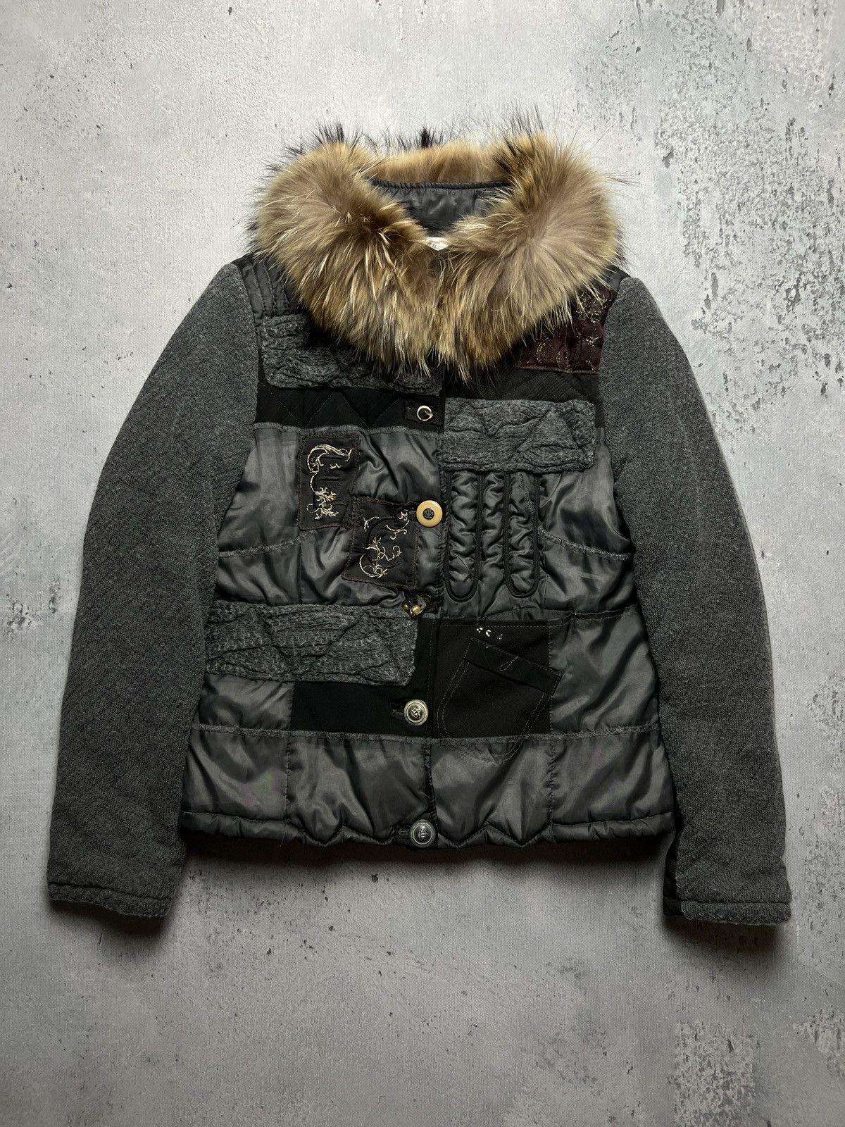 Elisa Cavaletti Elisa Cavaletti Made in Italy Premium Patchwork Jacket y2k Size M / US 6-8 / IT 42-44 - 1 Thumbnail
