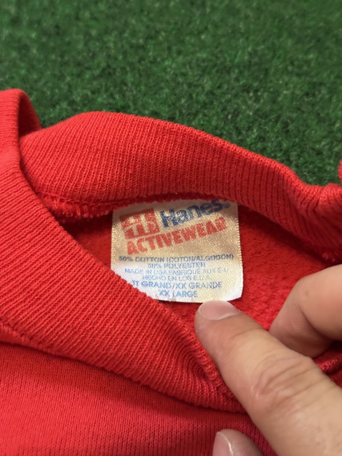 Hanes Vintage 90s Teddy Bear Polo Bear Style Grandma Sweatshirt Size US XXL / EU 58 / 5 - 4 Thumbnail