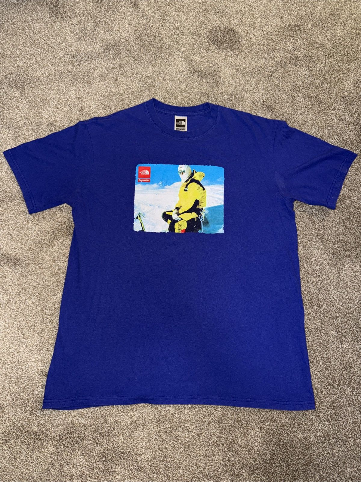 Supreme × The North Face Supreme X The North Face Ski Photo Tee Royal Size Medium Size US M / EU 48-50 / 2 - 1 Thumbnail