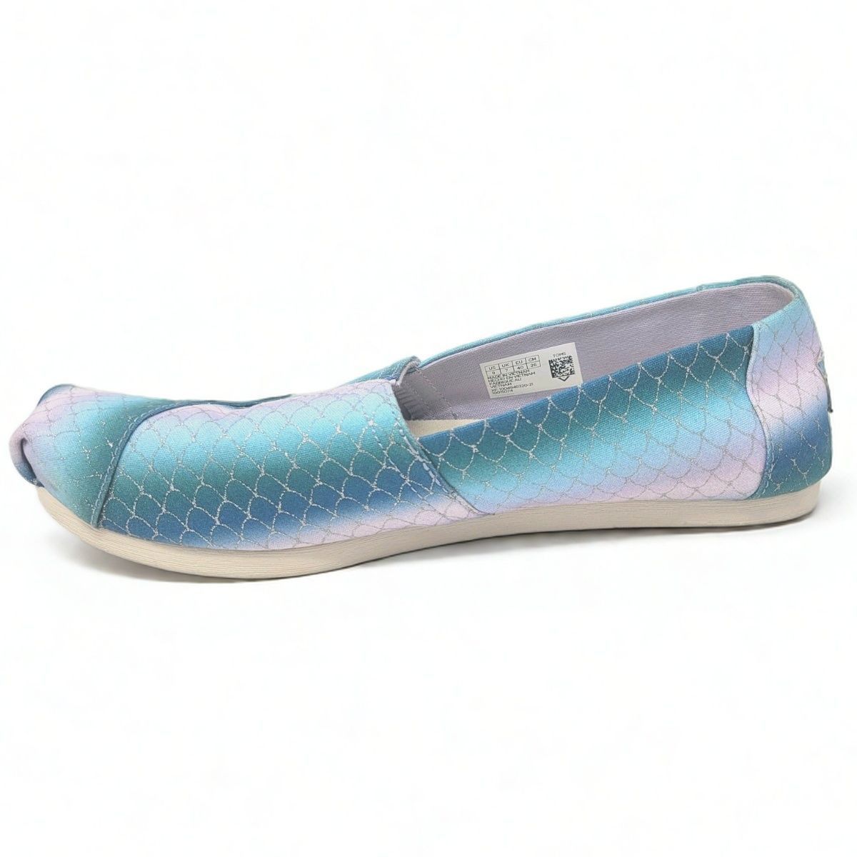 Toms TOMS Alpargata Mermaid Scale Flats Canvas Slip On Size 9 Size US 9 / IT 39 - 7 Thumbnail