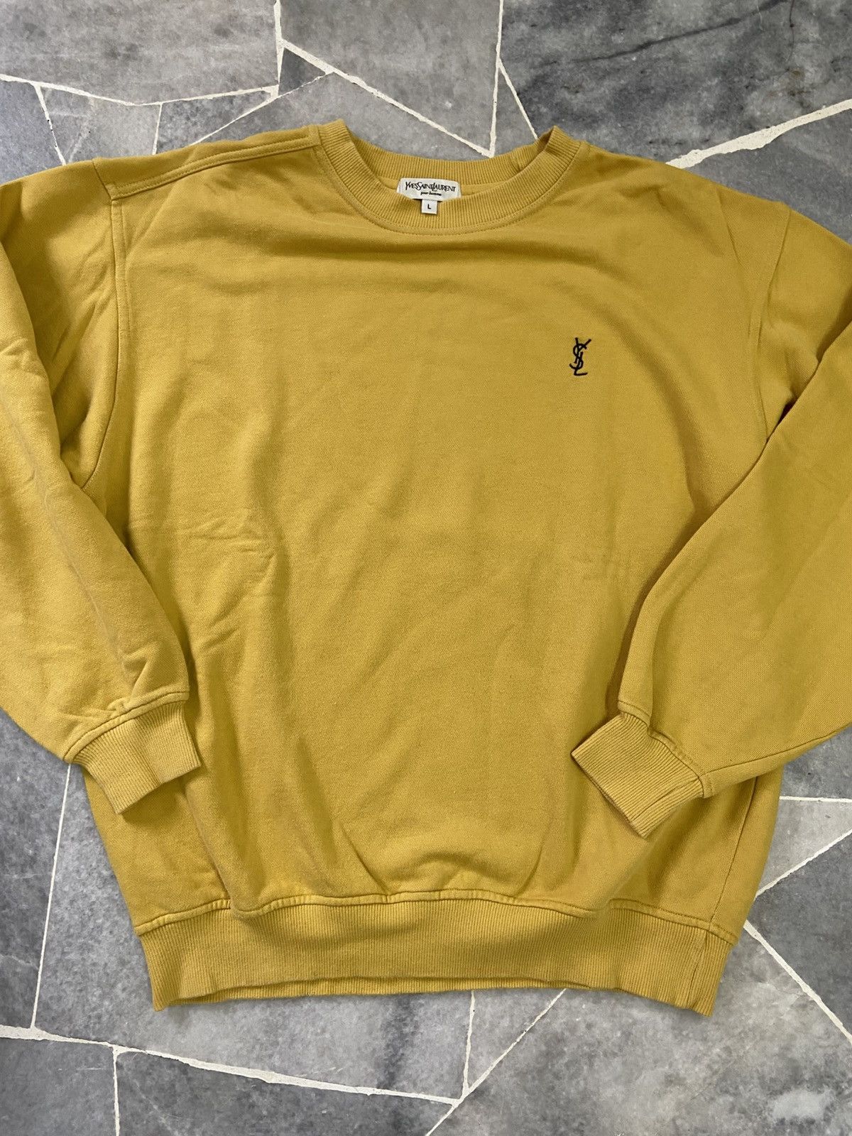 Yves Saint Laurent Vintage Yves Saint Laurent Sweatshirt Size US L / EU 52-54 / 3 - 7 Thumbnail