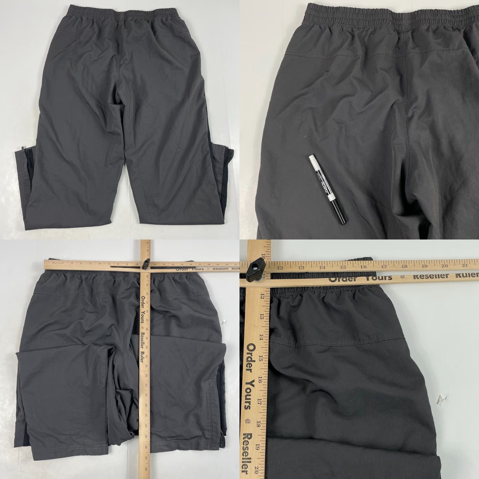 Under Armour Under Armour Track Pants Mens XL Gray HeatGear Relaxed Straight Baggy Workout Size US 33 - 8 Thumbnail