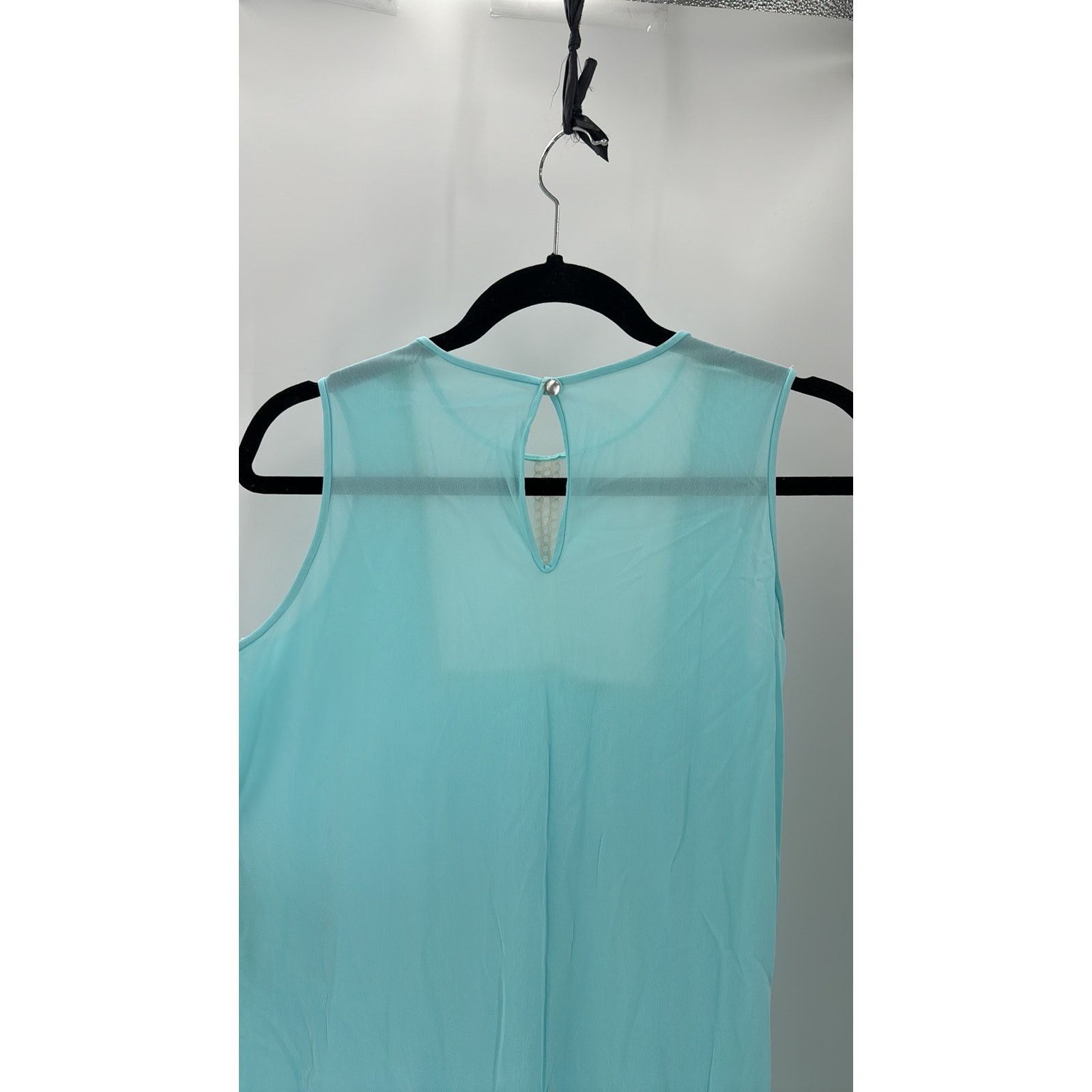 Vintage Vintage Nylon 1960s Blue Nightie Negligee Size S Lace mistee Size S / US 4 / IT 40 - 6 Thumbnail