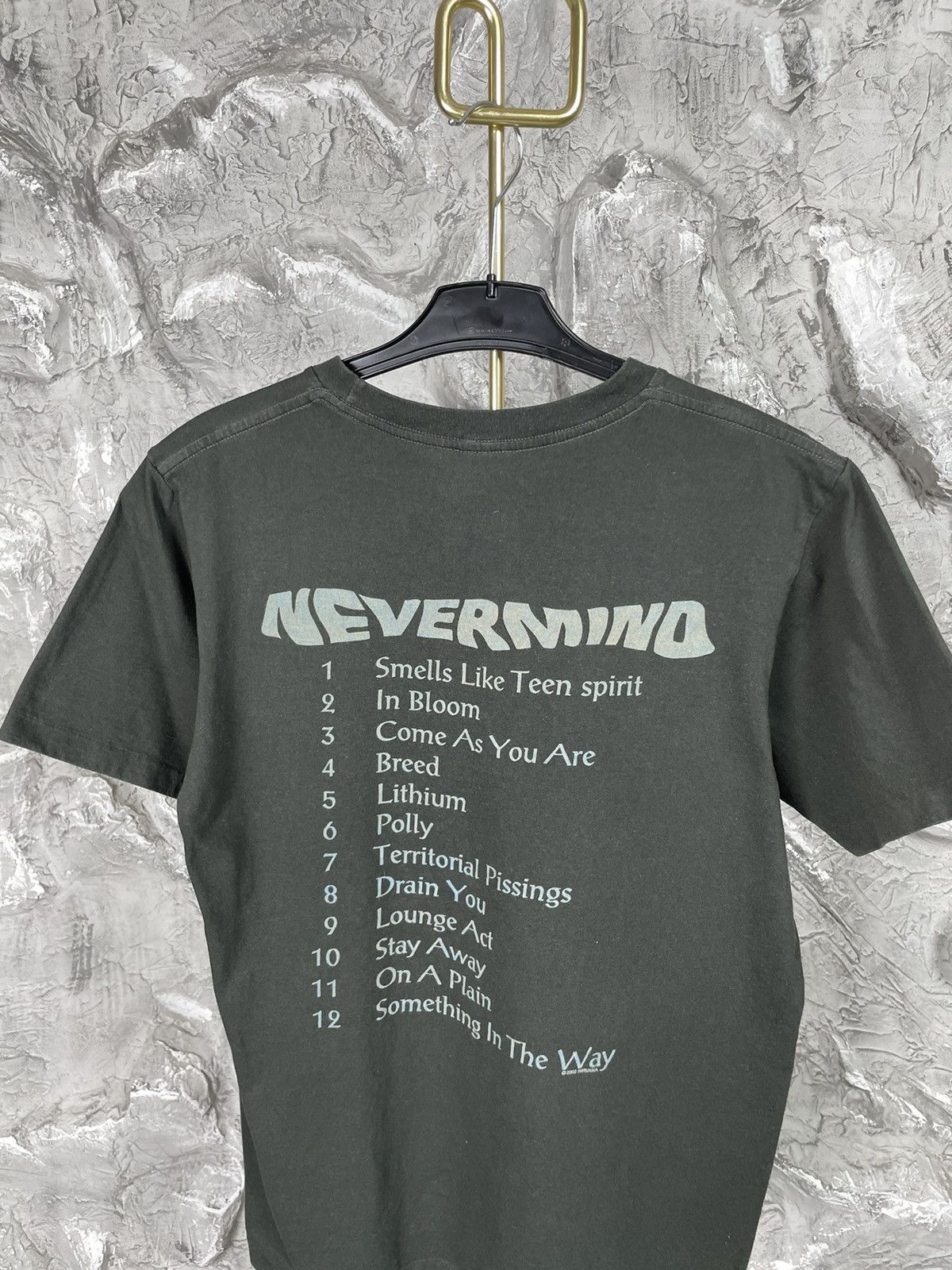 Band Tees × Nirvana × Vintage Vintage 2002 Rare Single Stitch Nirvana Nevermind T-shirt Size US M / EU 48-50 / 2 - 7 Thumbnail