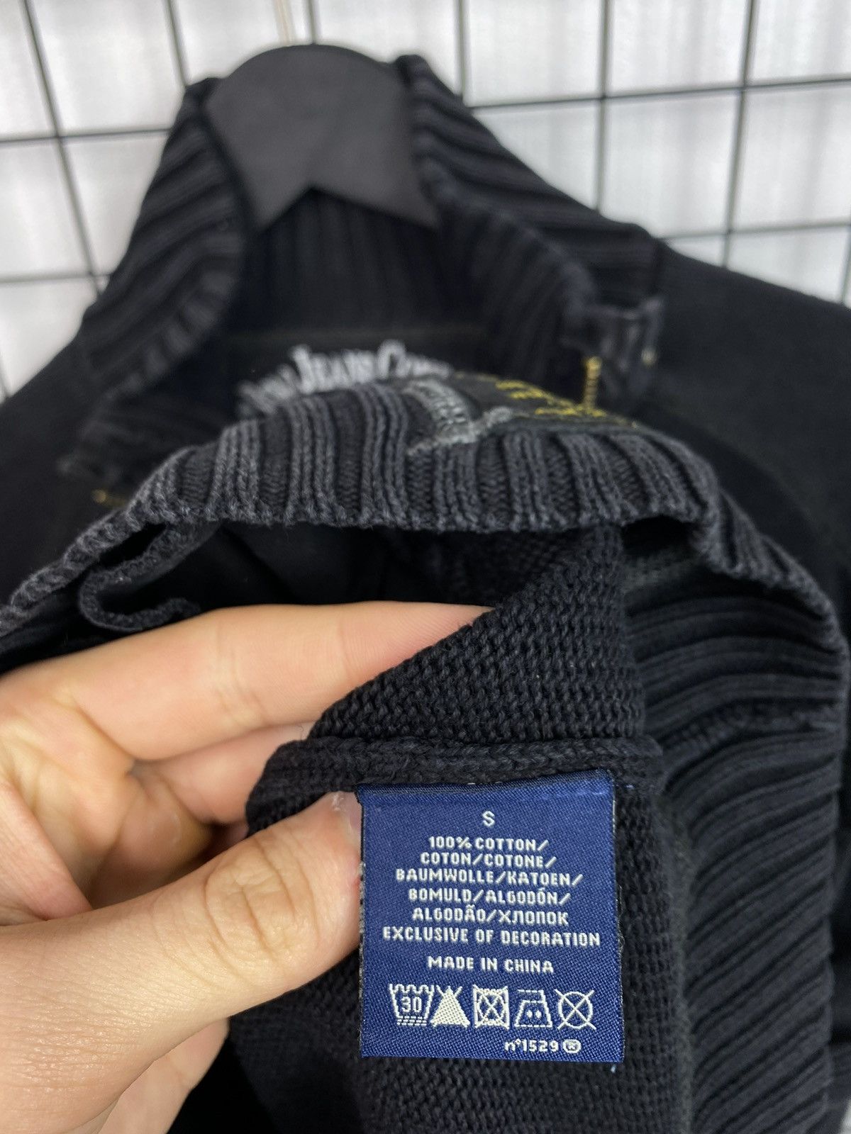 Lauren Ralph Lauren Polo Jeans Company Ralph Lauren Zip Knit Sweater Men Black S Size US S / EU 44-46 / 1 - 11 Thumbnail