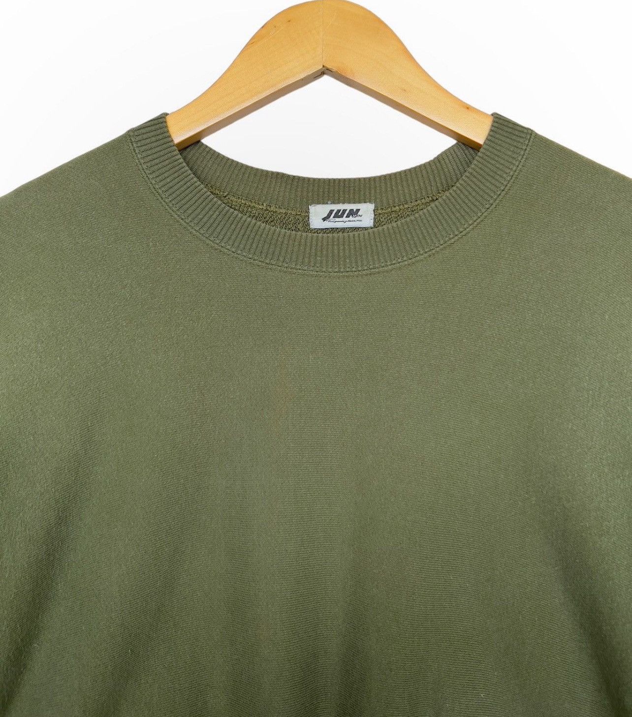 Japanese Brand × Jun Takahashi Vintage JUN MEN Embroidery Greeb Baggy Boxy Sweatshirt Size US M / EU 48-50 / 2 - 4 Thumbnail