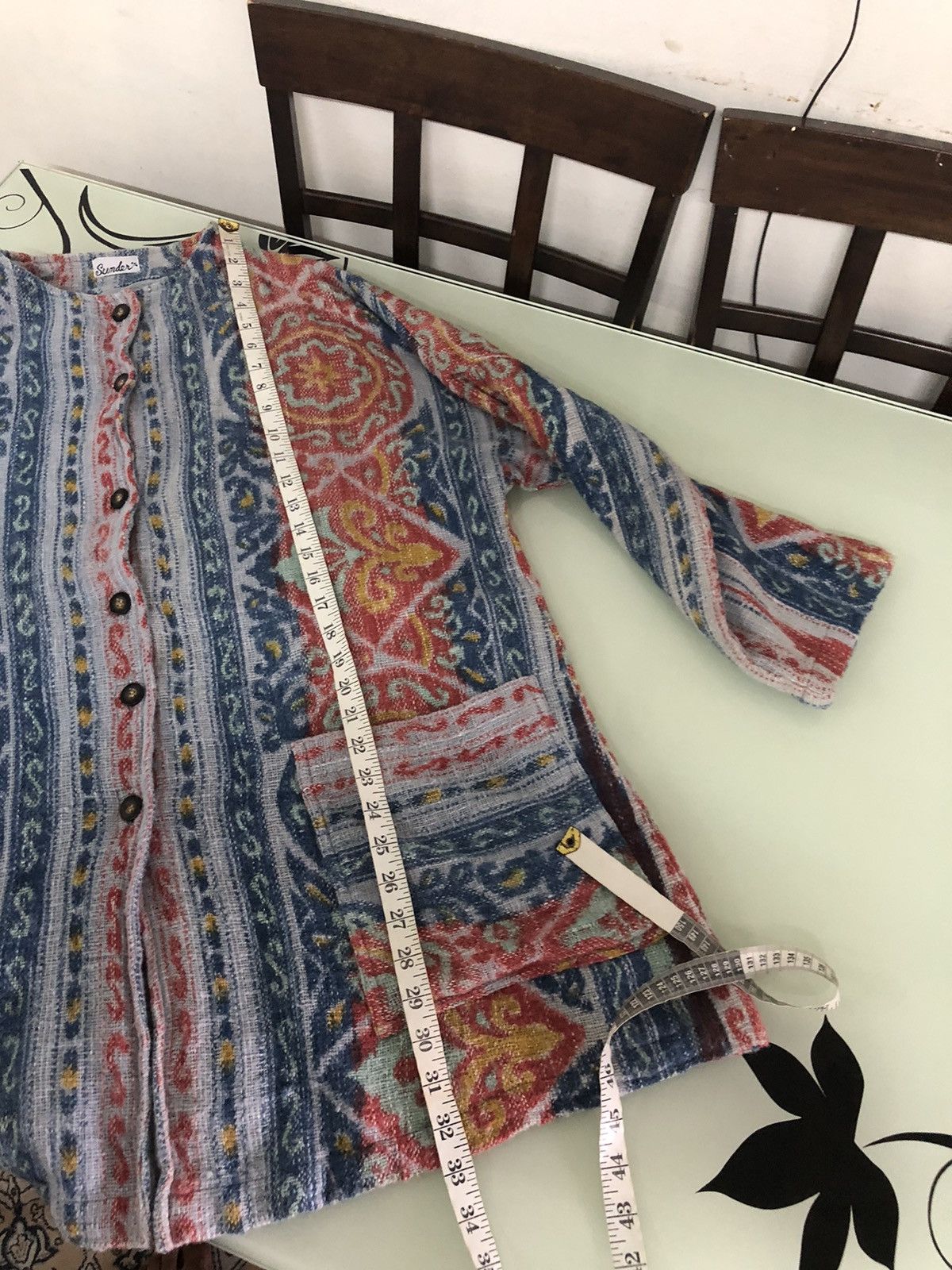 Native ❗️Sunder Native Cotton Knit Gaudy Oversize Jacket Like Coogi Size US M / EU 48-50 / 2 - 19 Thumbnail