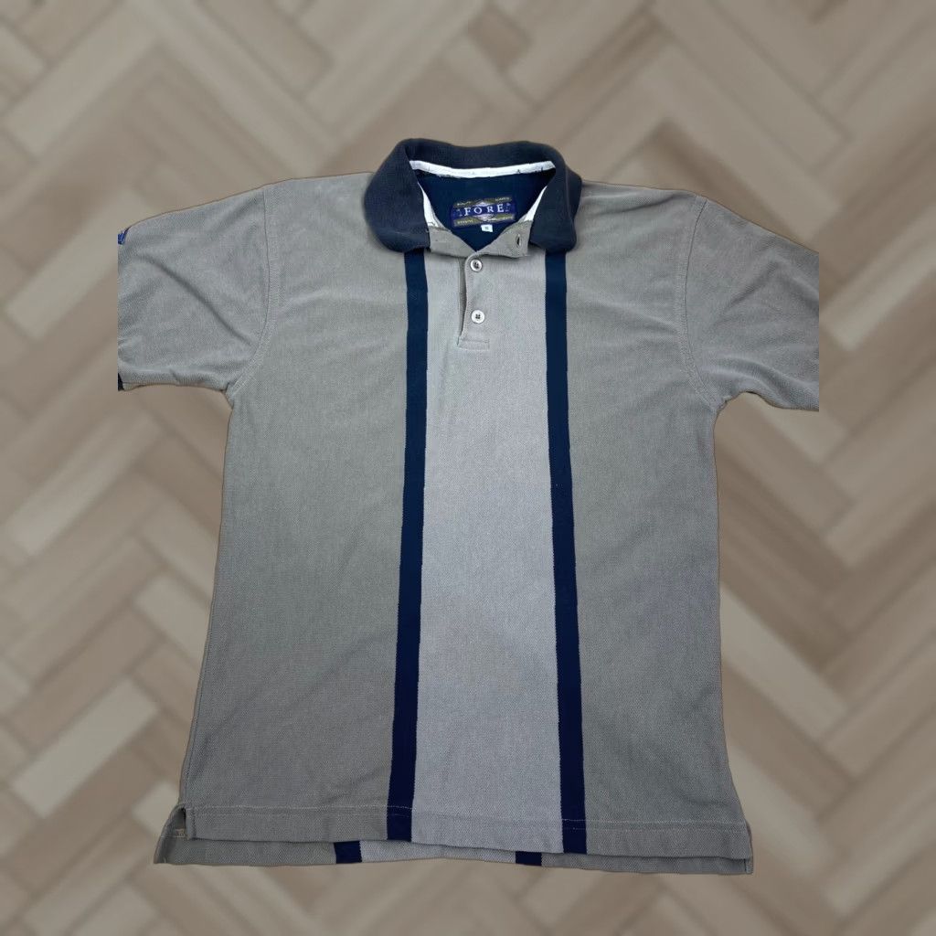 Vintage Original Golf Polo Wear Small Brown Tan Blue 3417 Size US S / EU 44-46 / 1 - 1 Thumbnail