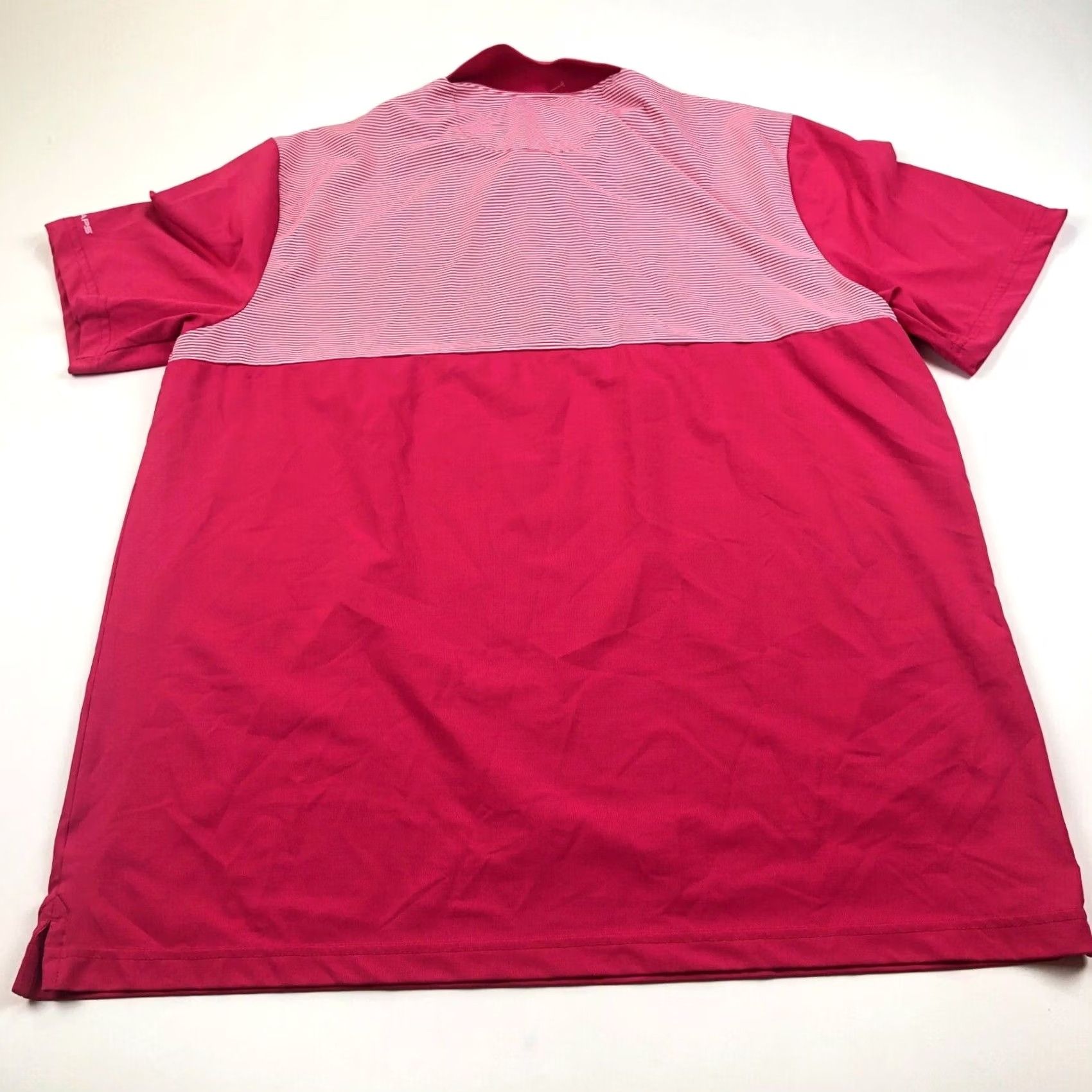 Chaps Chaps Golf Shirt Large Pink Mens Golf Short Sleeve Button Polo Size US L / EU 52-54 / 3 - 2 Thumbnail