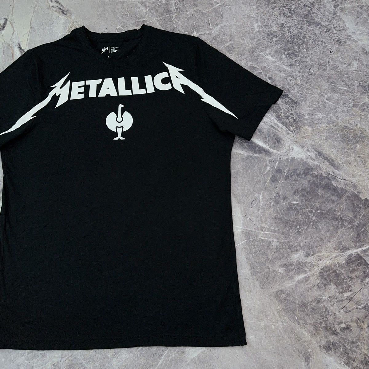 Band Tees × Metallica Engelbert Strauss Metallica T shirt Oveprint Black Graphic Size US L / EU 52-54 / 3 - 7 Thumbnail