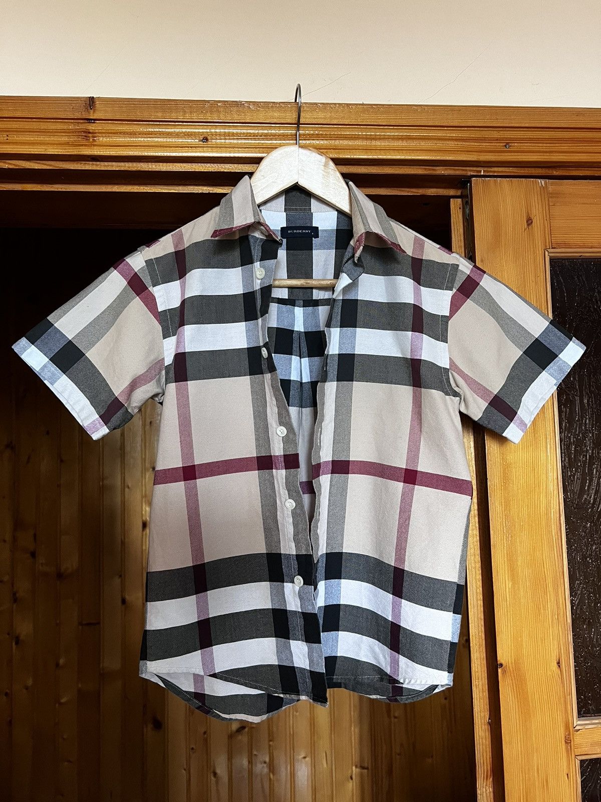 Burberry Burberry Kids Check Nova shirt size 8Y Size US XXS / EU 40 - 8 Thumbnail