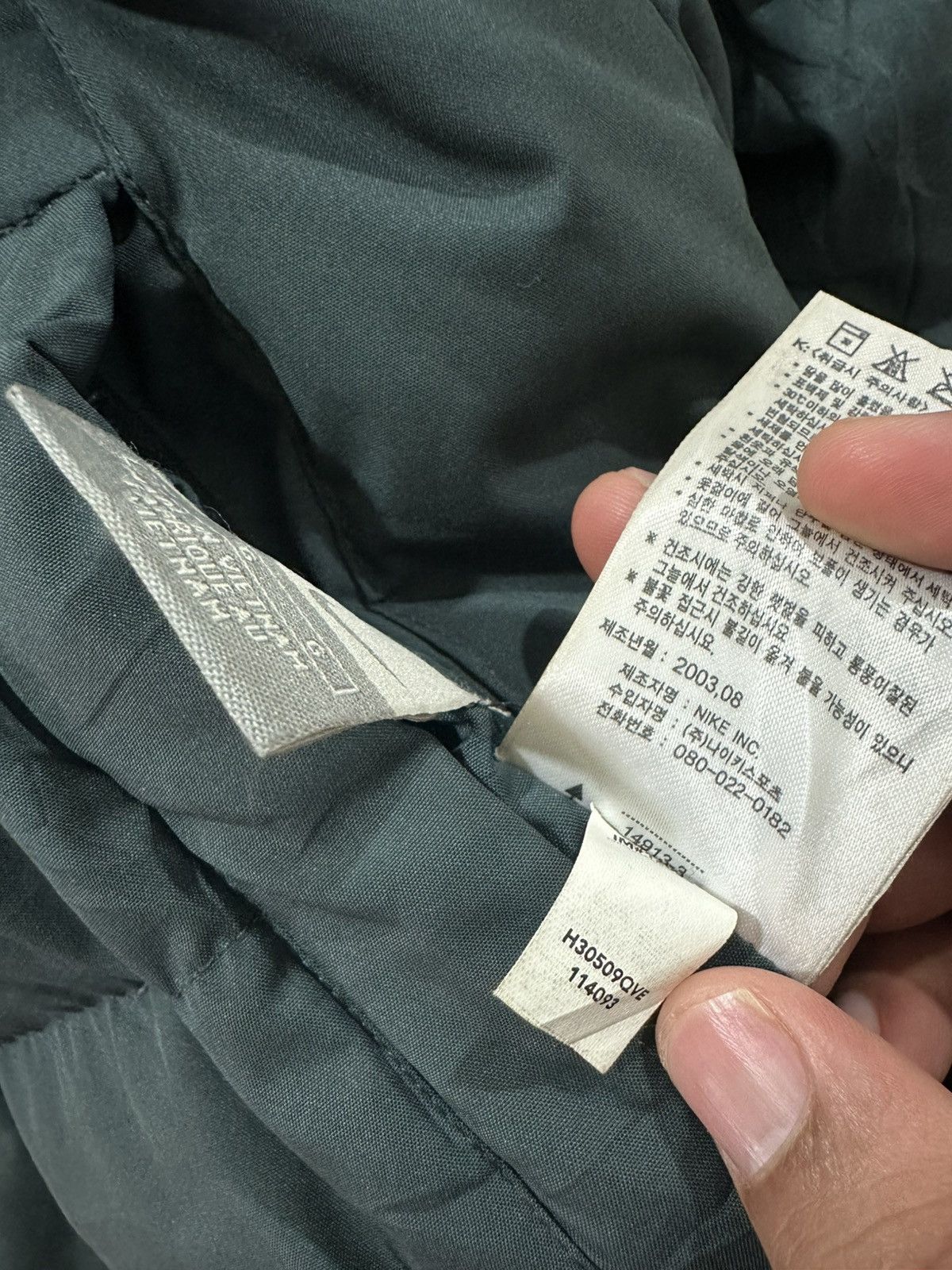 Vintage 2003 VTG Nike Puffer Reversible Jacket Size US L / EU 52-54 / 3 - 10 Thumbnail