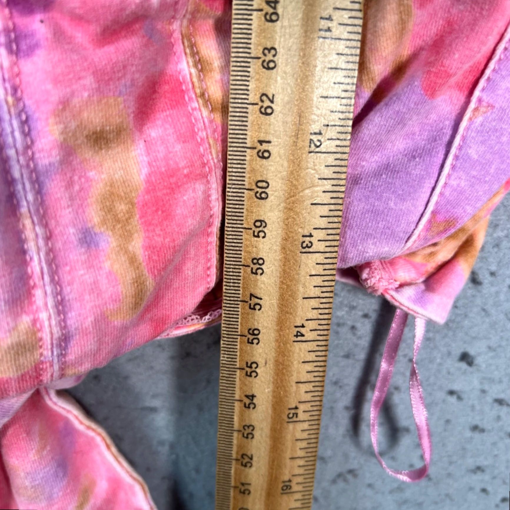 Free People Free People Womens XS Tie-Dye Pink & Orange Ruched Crop Top Sleeveless Tie Back Blouse Summer Cropped Womens XS Pink Tie-Dye Ruched Crop Top Size XS / US 0-2 / IT 36-38 - 6 Thumbnail