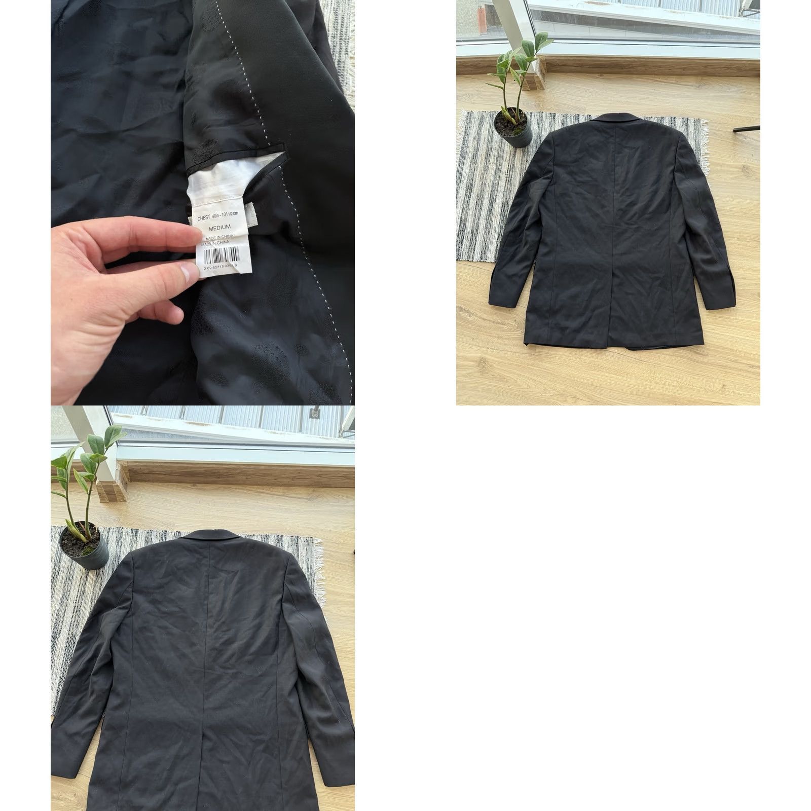 Balmain VINTAGE BALMAIN NOVATIONS FLEX Men Blazer Jacket Black Formal Casual 2 Piece M Adults Mens Balmain Blazer 90s Luxury Paris Size 40R - 8 Thumbnail