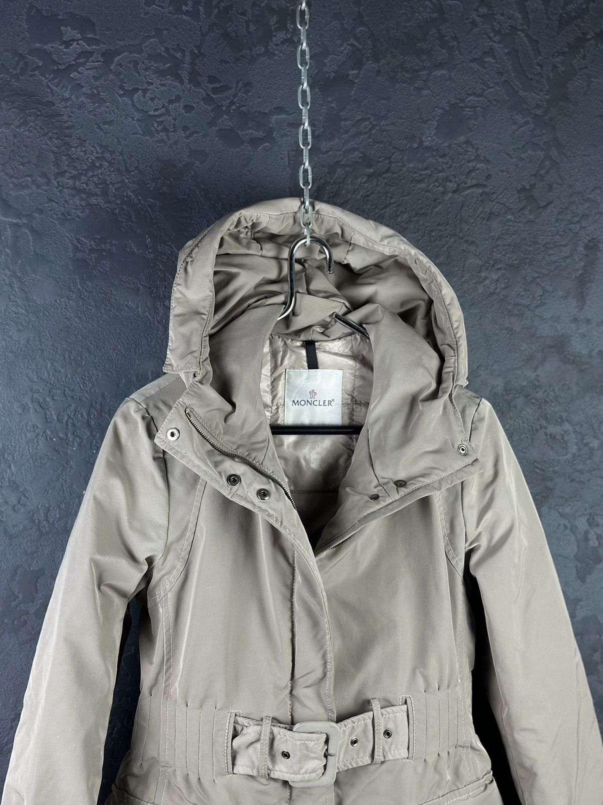 Designer × Moncler × Vintage Vintage Moncler Down Jacket Long Parka Coat Women Size S / US 4 / IT 40 - 2 Thumbnail