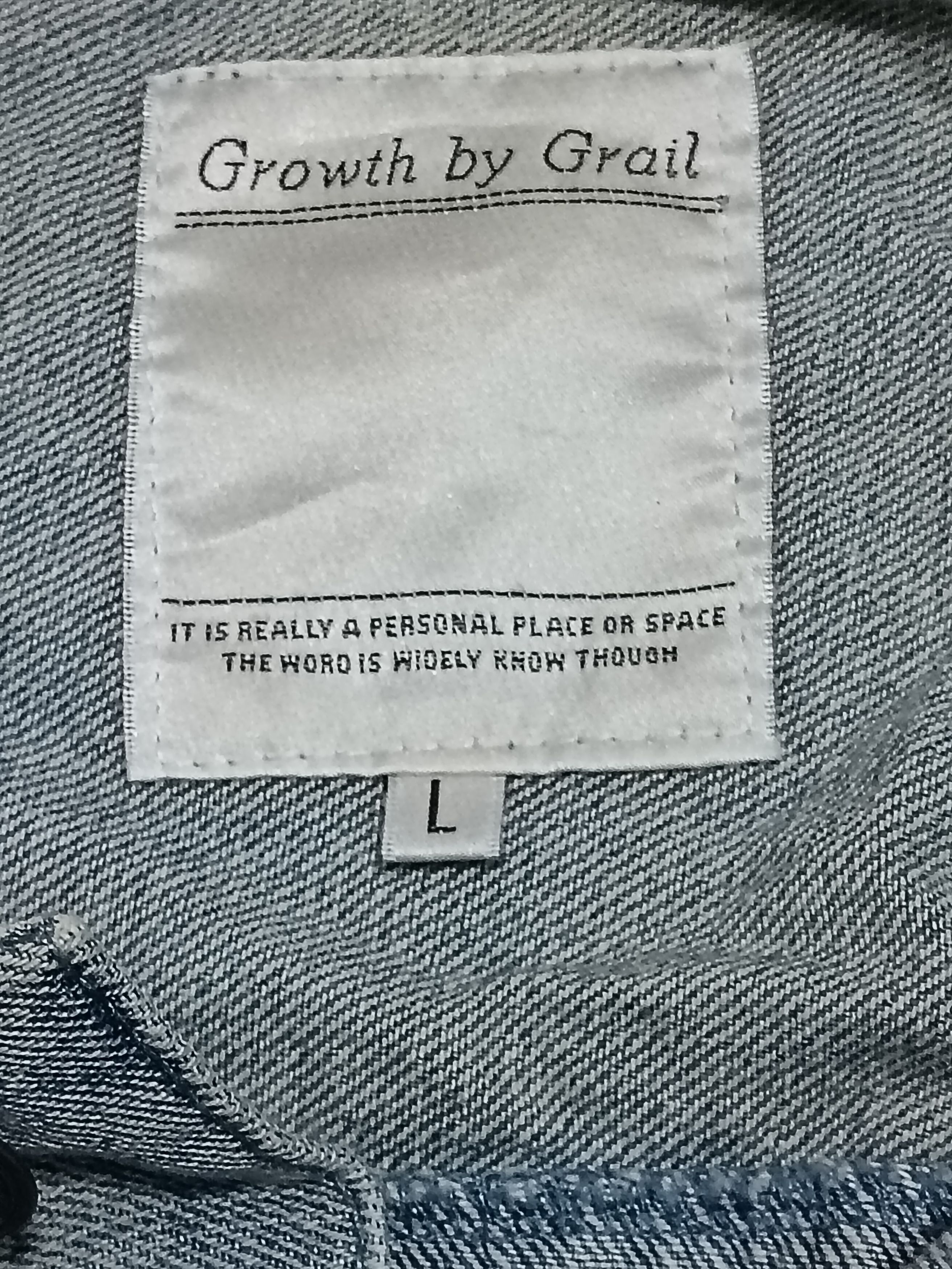 Japanese Brand GROWTH BY GRAILED SEASONED DENIM JACKET Size US L / EU 52-54 / 3 - 2 Thumbnail