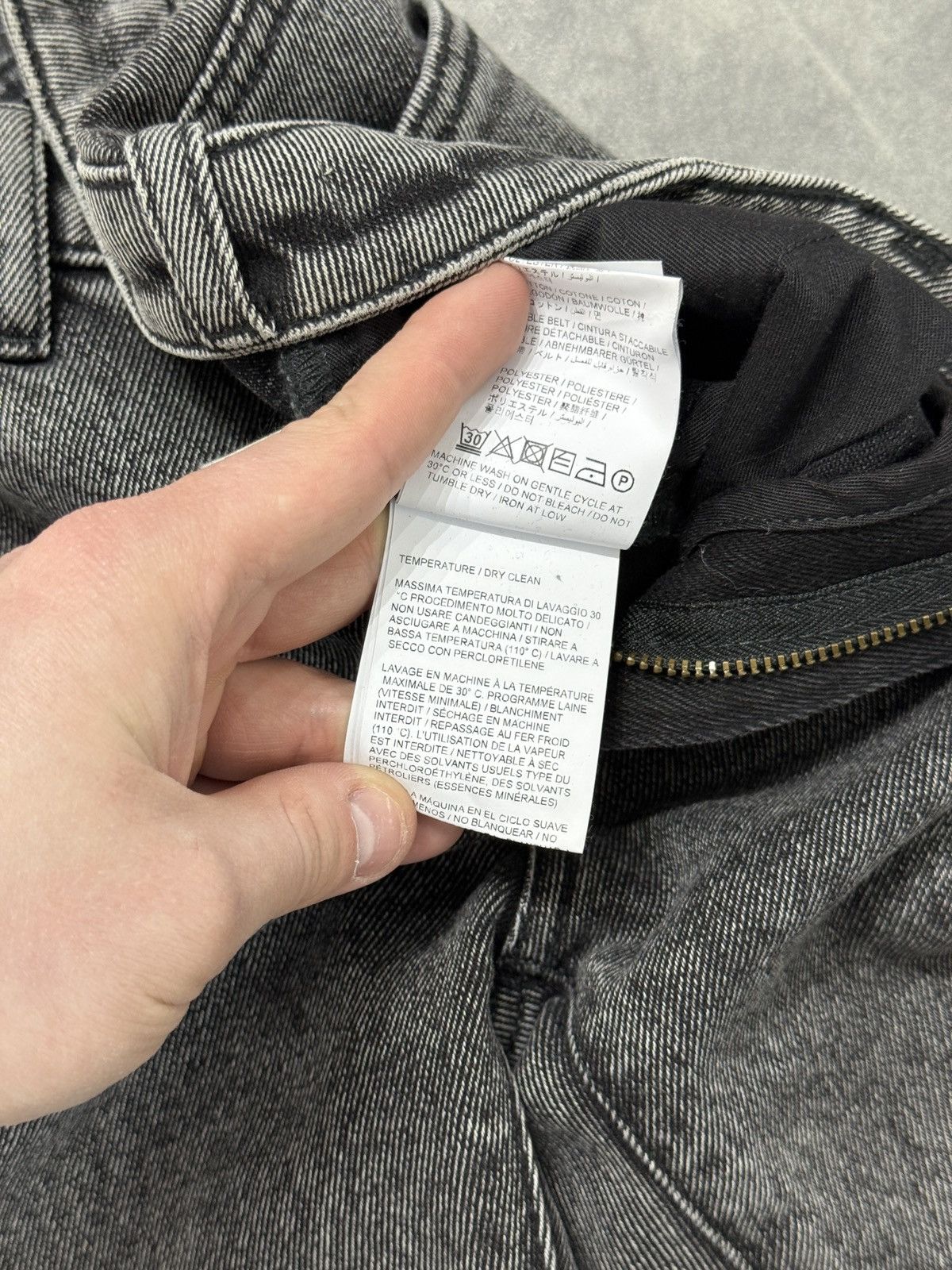 Off-White Slim fit jeans denim washed off white operating srl SS2019 Size US 26 / EU 42 - 10 Thumbnail