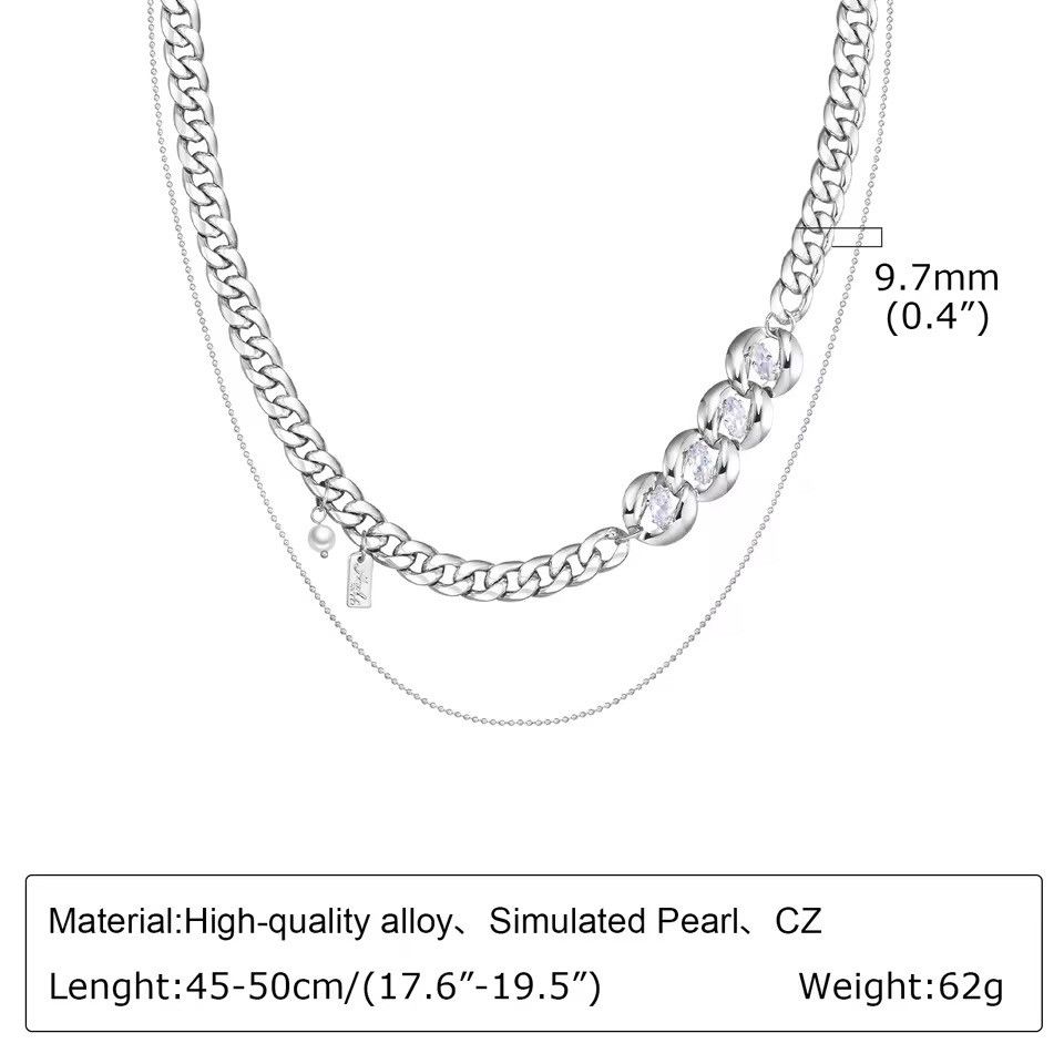 Jewelry Heavy Bold 10mm Cuban Chain Necklaces Size ONE SIZE - 4 Thumbnail