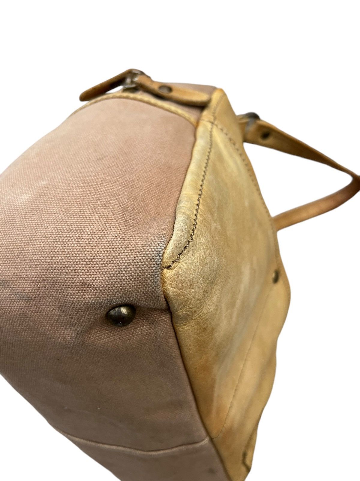 Leather Folna Japan Distressed Sun Faded Patina Leather Bag Size ONE SIZE - 11 Thumbnail