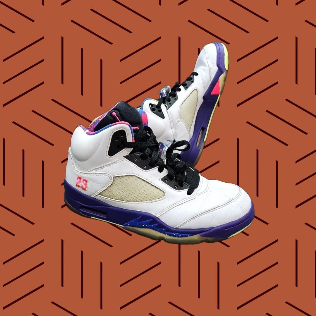 Jordan Brand Jordan 5 Retro Alternate Bel-Air 2020 Size 9.5 Men Sneakers White Size US 9 / EU 42 - 1 Thumbnail