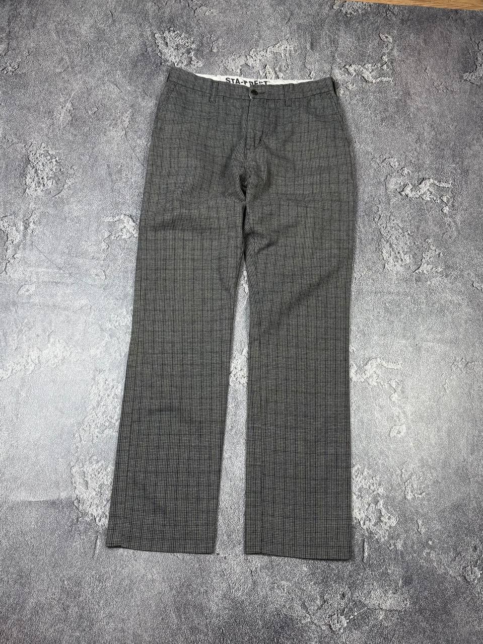 Levi's Levi's Sta-Prest Grey Check Casual Chino Pants Size US 32 / EU 48 - 2 Thumbnail