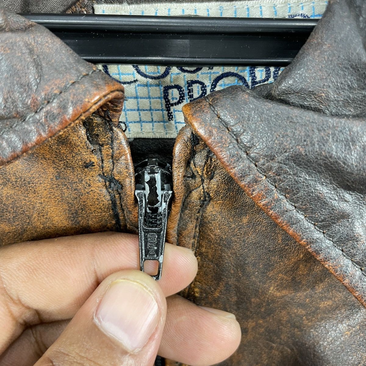PERSON'S × Vintage Vintage 80s Persons Ranger USA Leather Jacket Size US L / EU 52-54 / 3 - 13 Thumbnail