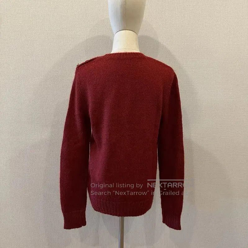 Balmain Balmain Red Cotton Blend Women's Sweatshirt . Size XS / US 0-2 / IT 36-38 - 5 Thumbnail
