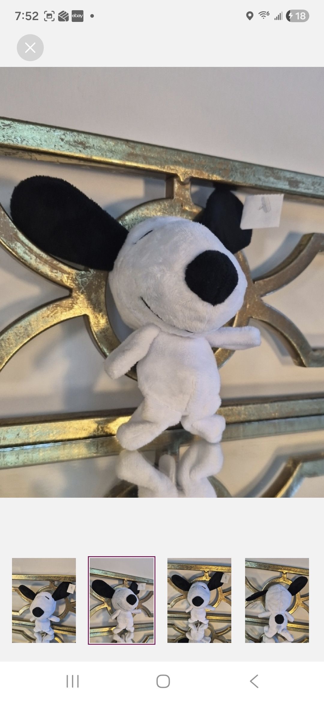 Other Peanuts Snoopy Plush Size ONE SIZE - 2 Thumbnail