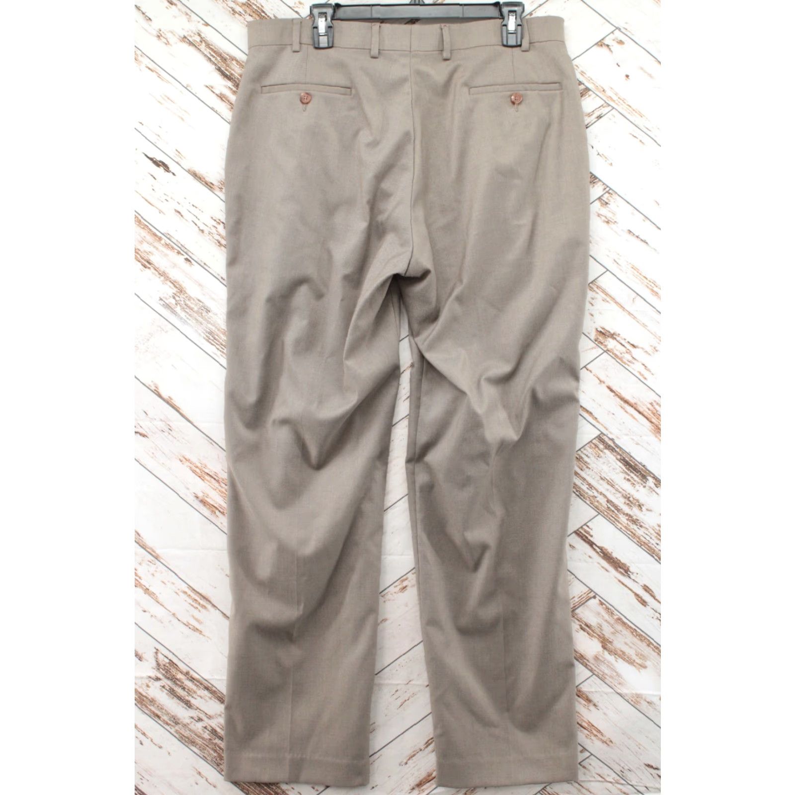 Polo Ralph Lauren Polo Ralph Lauren Dress Pants Men 36x32 Taupe Casual Friday Preppy Classic Chino Size US M / EU 48-50 / 2 - 5 Thumbnail