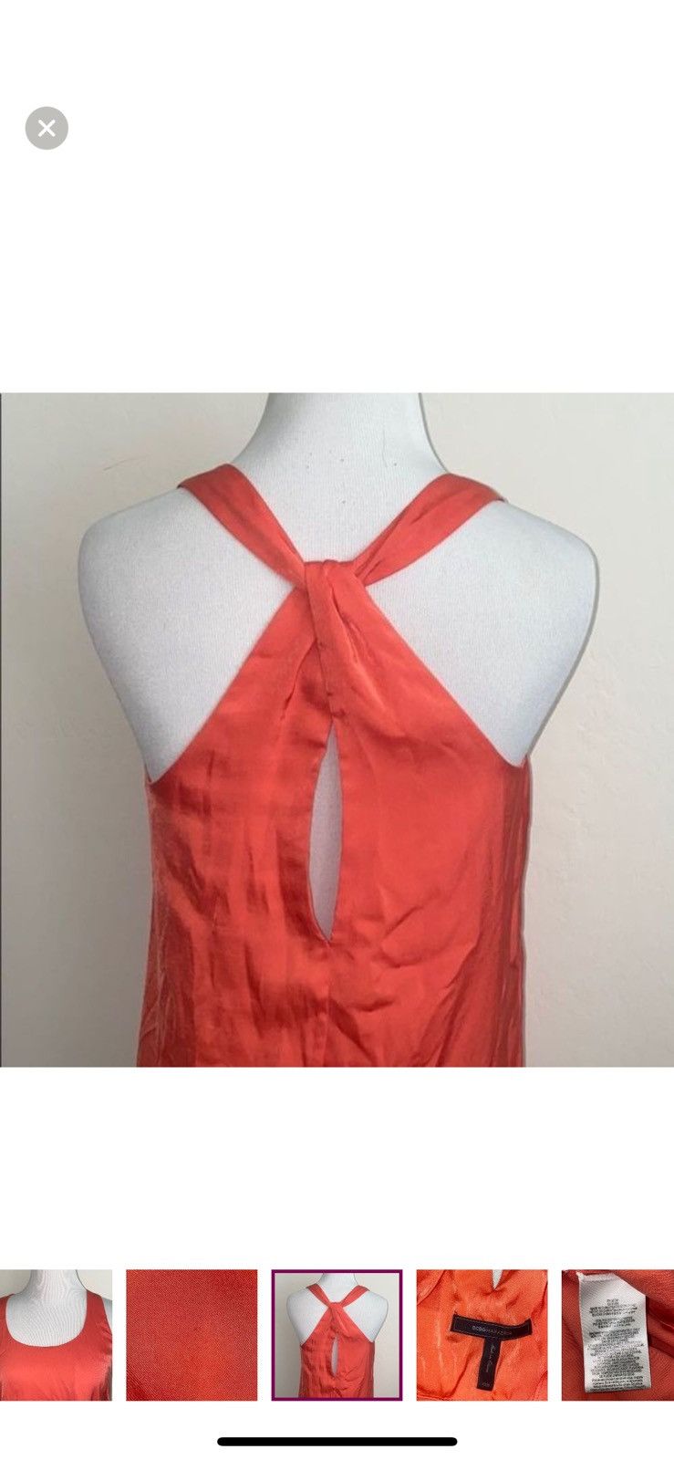 Bcbgmaxazria Bcbgmaxazria xxs edita racerback blouse Size XXS / US 00 / IT 34 - 4 Thumbnail