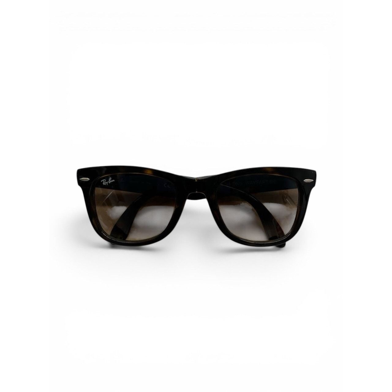 RayBan Ray Ban Folding Wayfarer Tortoiseshell Sunglasses Size ONE SIZE - 1 Thumbnail