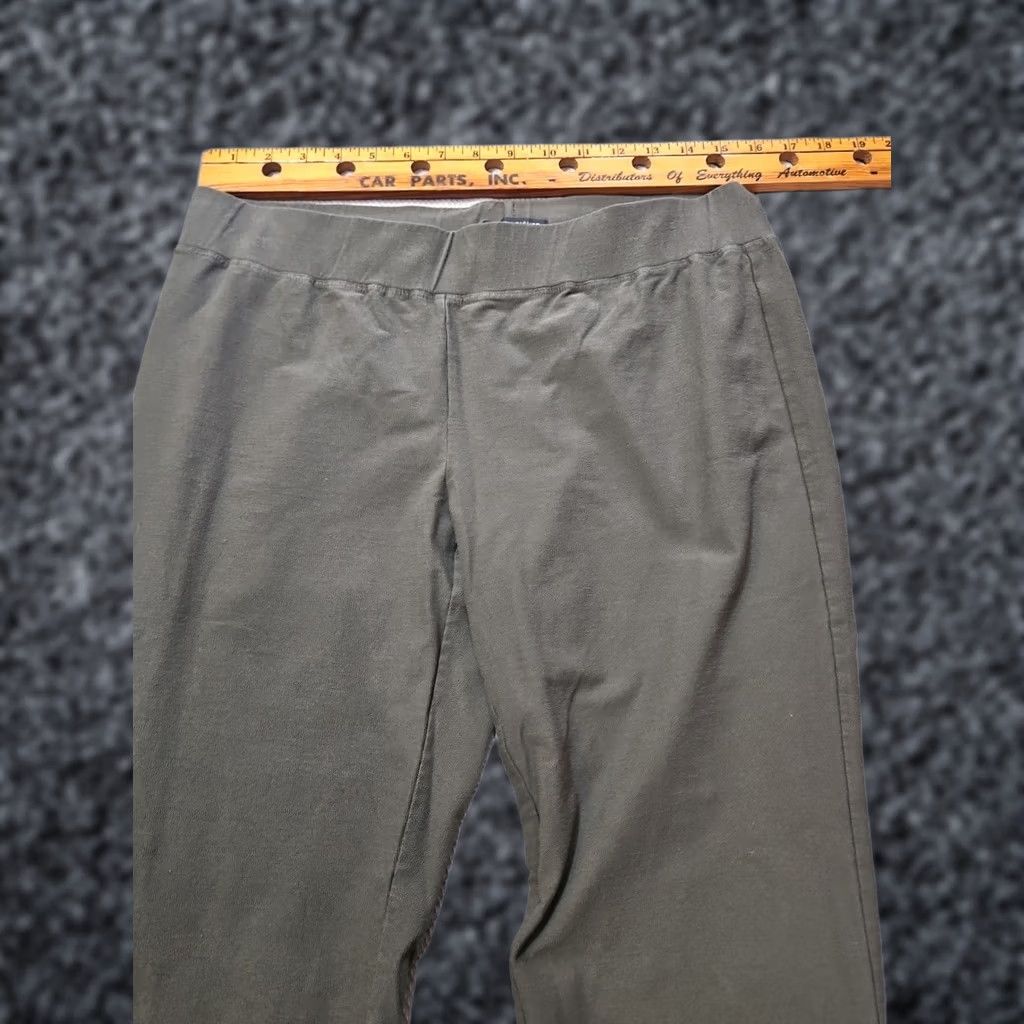 Eileen Fisher Eileen Fisher Womens Pants - Medium Green Knit Stretch Pull On - Condition: Excellent - Inseam 24 in - Brand: Size 32" / US 10 / IT 46 - 1 Thumbnail