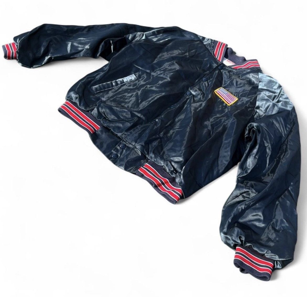 Other Vintage 70s Hartwell USA Satin Bomber Jacket L USA Patch Size US L / EU 52-54 / 3 - 2 Thumbnail