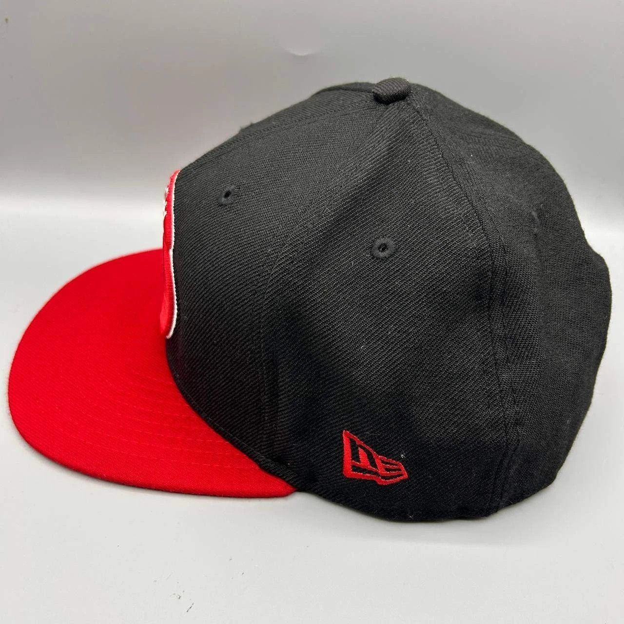 New Era Houston Rockets Hat Men 7 3/8 Embroidered HWC Fitted Wool Size ONE SIZE - 6 Thumbnail