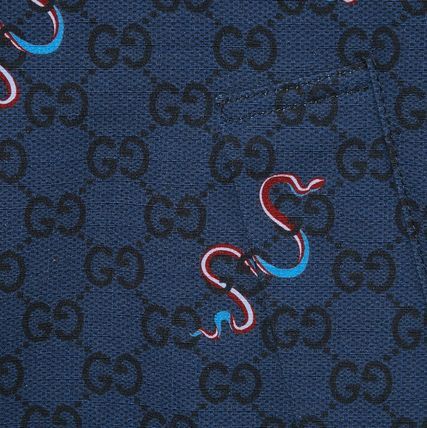 Gucci o1loc1c1125 816106 Printed Cotton Ripstop Zip Jacket in Blue Size US M / EU 48-50 / 2 - 6 Thumbnail