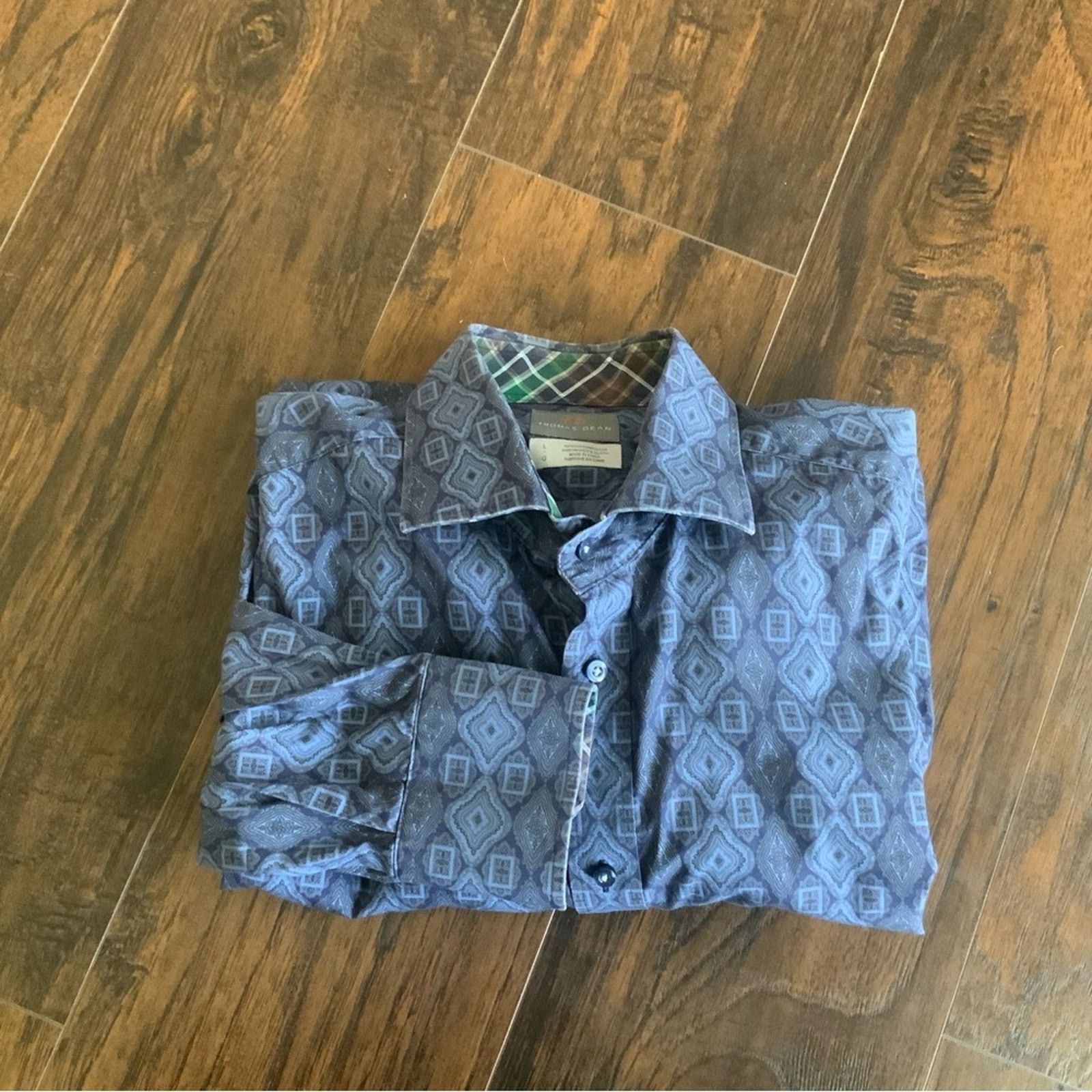 Thomas Dean Thomas Dean Button Down Shirt Size US L / EU 52-54 / 3 - 1 Thumbnail